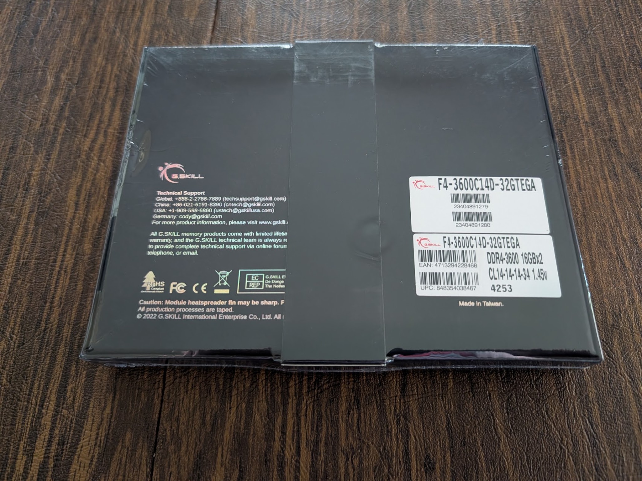 G.SKILL Trident Z Royal Elite DDR4-3600 CL14-14-14-34 1.45V 32GB (2x16GB) - NEW/SEALED