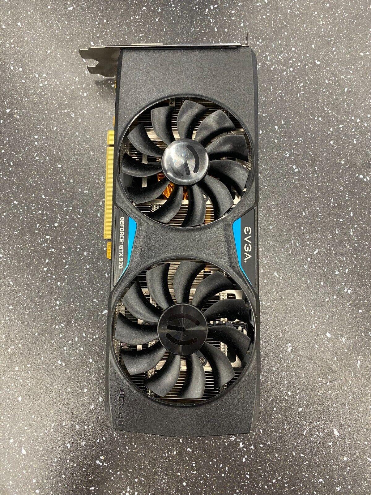 EVGA GeForce GTX 970 SSC 4GB GDDR5 PCIE Graphics Card - DVI, HDMI, DisplayPort