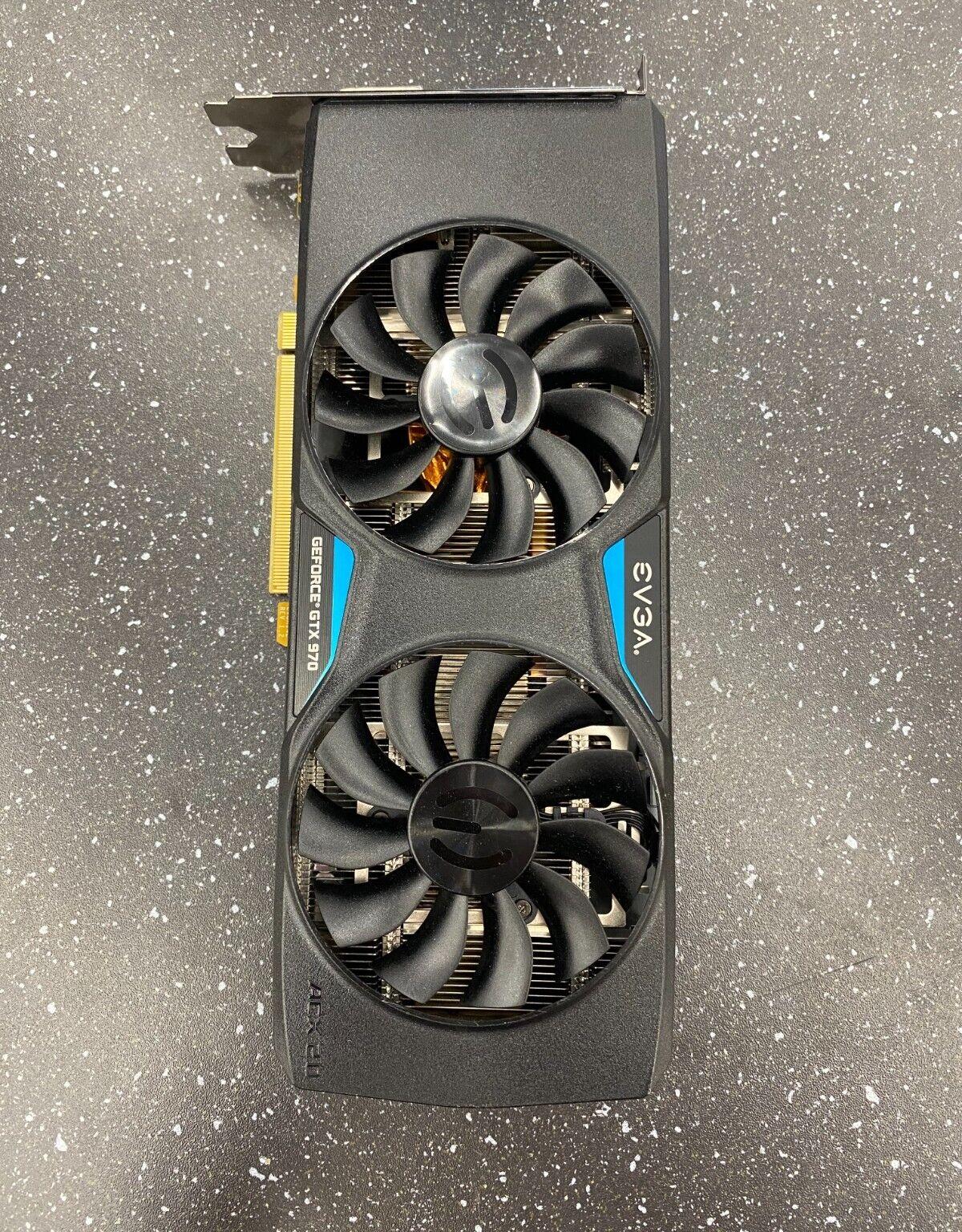 EVGA GeForce GTX 970 SSC 4GB GDDR5 PCIE Graphics Card - DVI, HDMI, DisplayPort