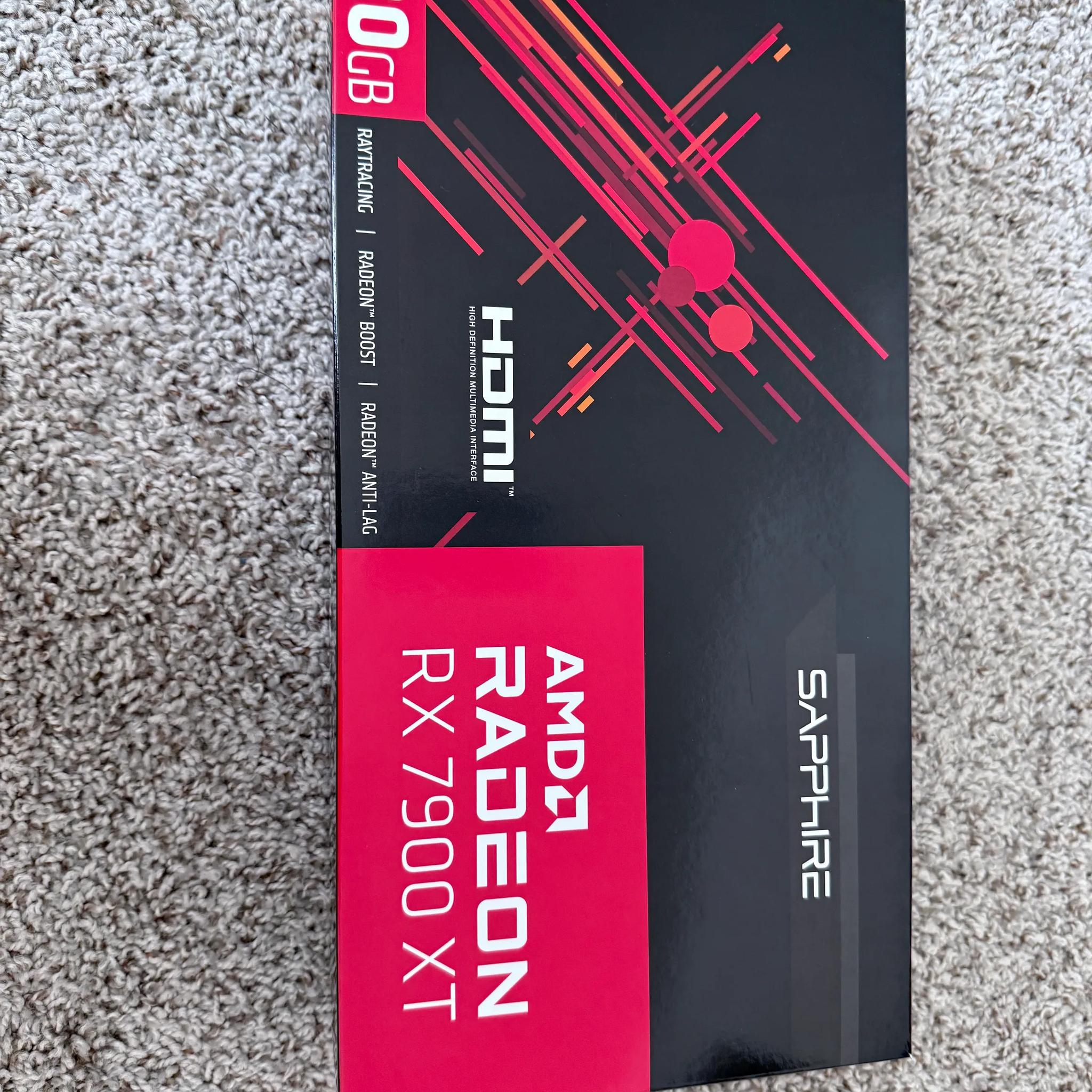 7900 XT | AMD Radeon Sapphire RX 7900 XT