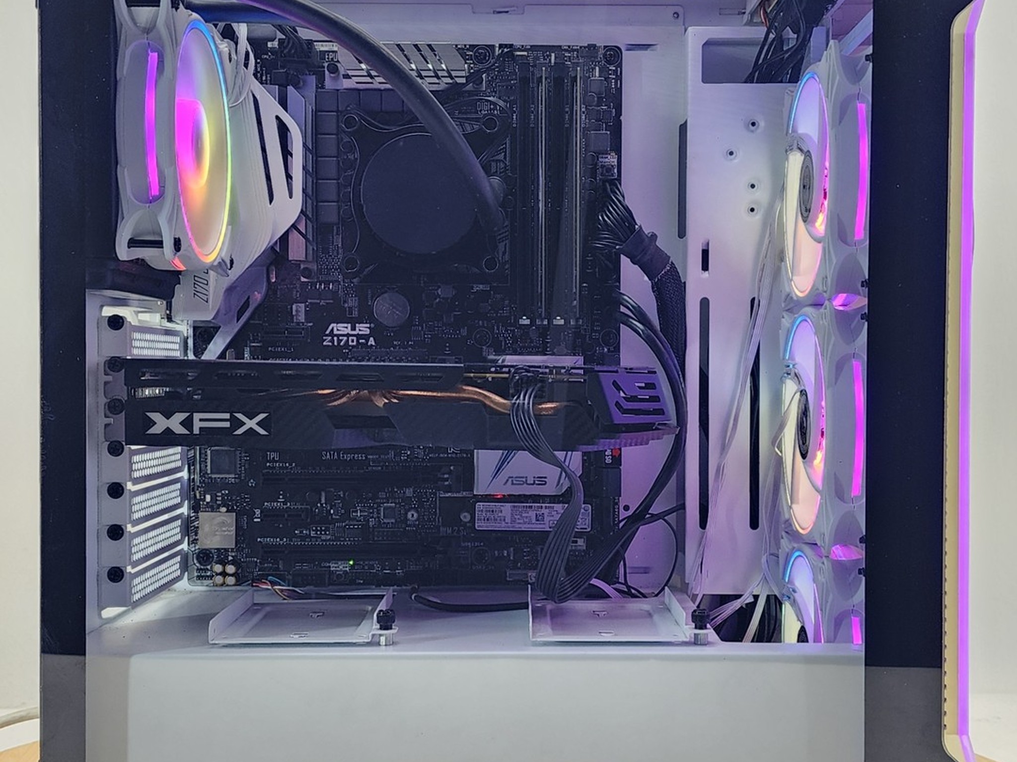 Gaming PC i7-6700K 16GB RAM 512GB SSD RX 580 8GB Windows 11 Computer