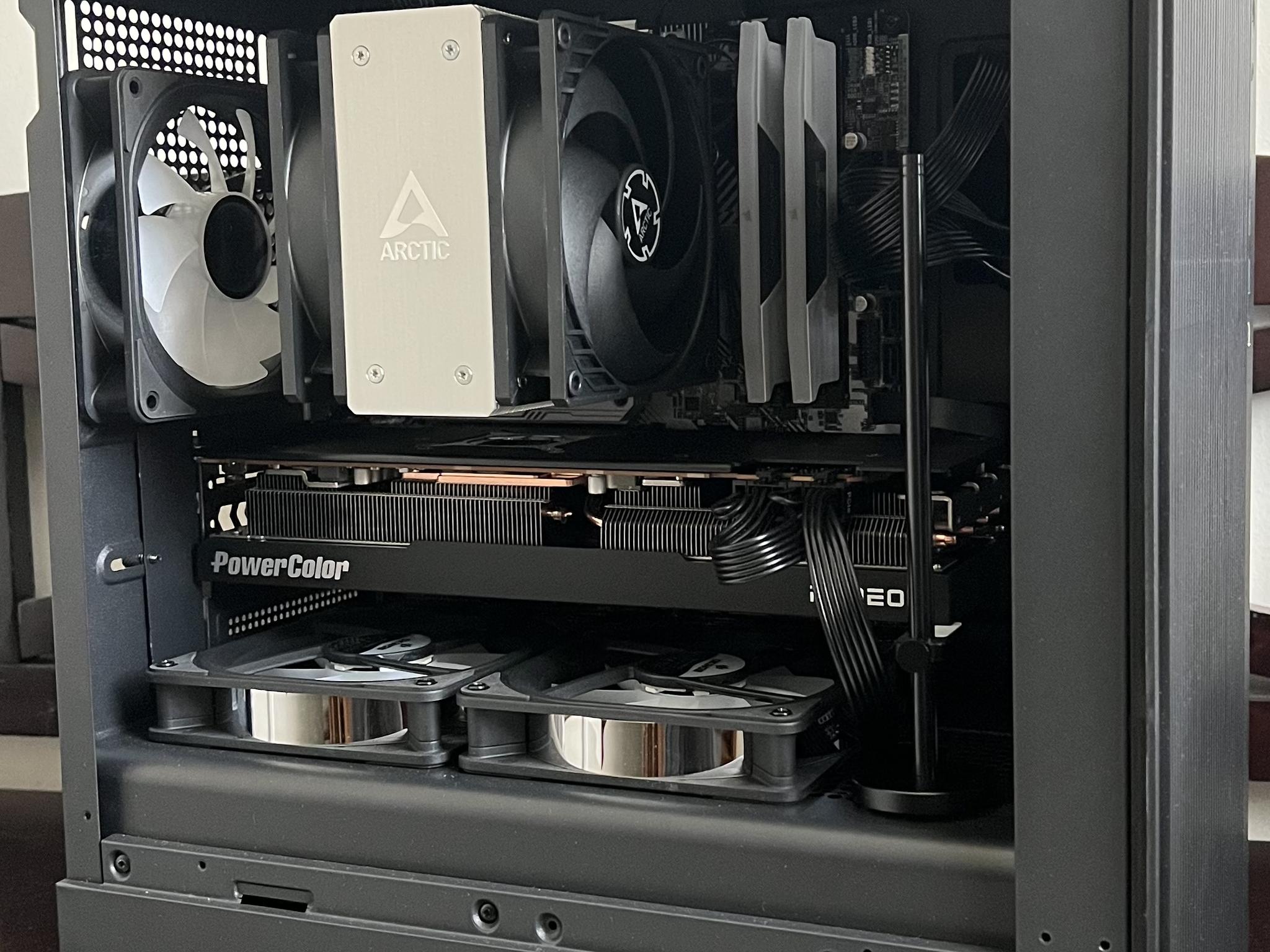 Team Red 3.0 Ryzen 5 7600x 1.5 TB SSD 32GB DDR5 RX 7800 XT ARGB fans. ALL NEW parts!