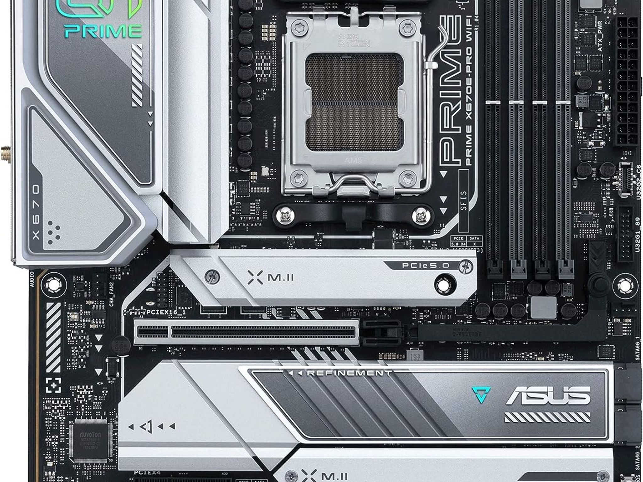 ASUS PRIME X670E-PRO WIFI AMD AM5 X670E ATX DDR5 Desktop Motherboard A