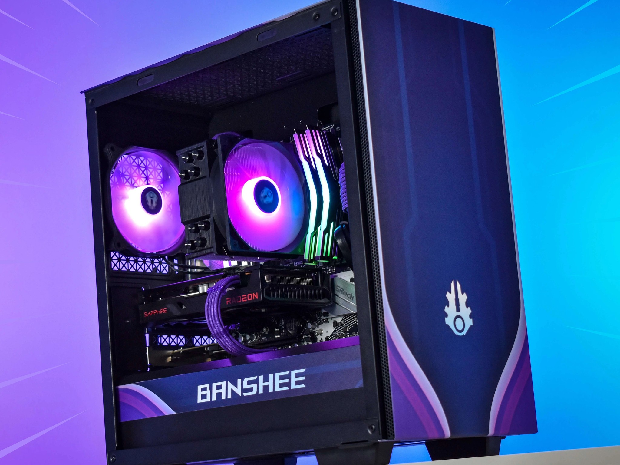 🟣 The Banshee | RX 6600 8GB GPU | Ryzen 5600G CPU | 16GB RAM | 500GB NVME SSD | WiFi
