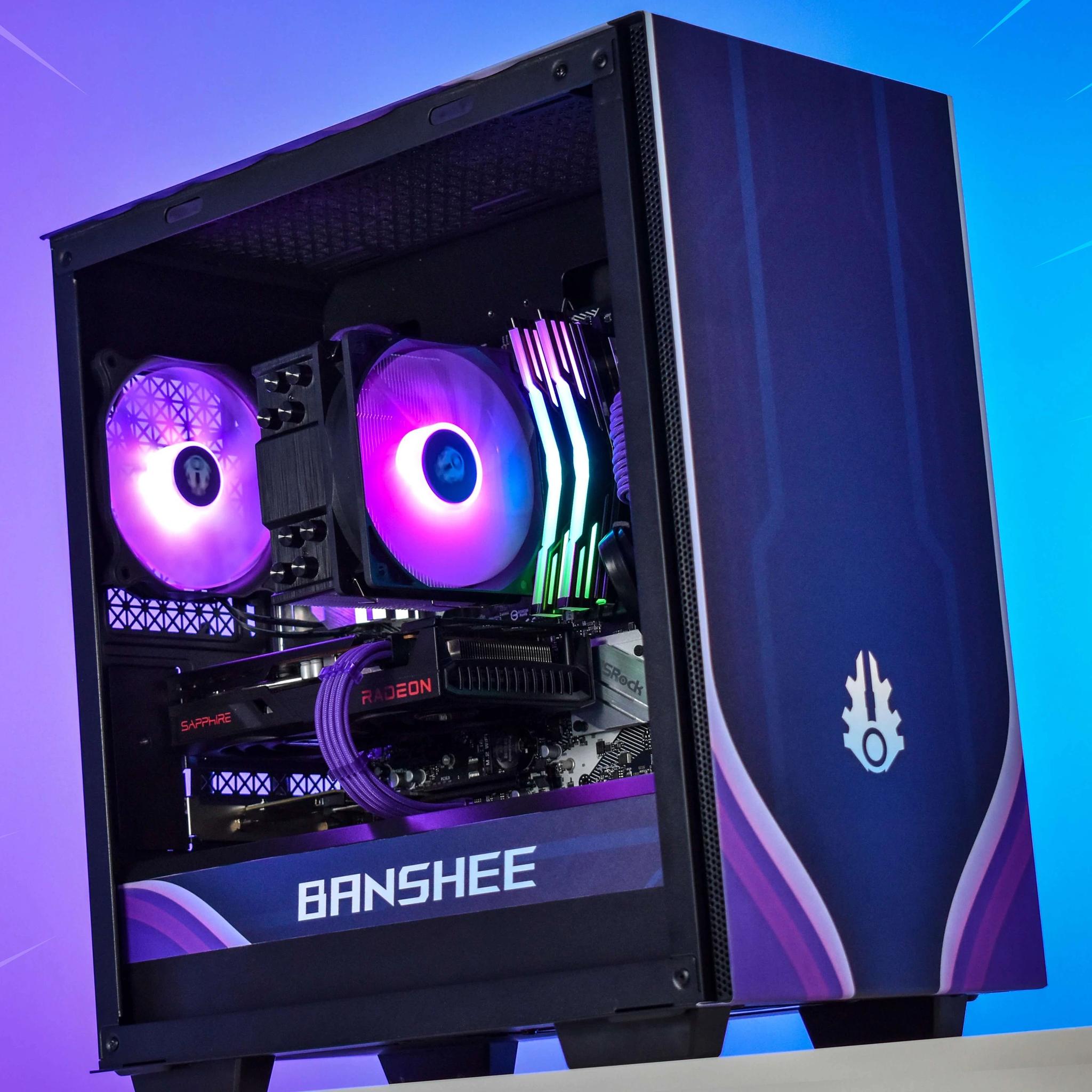 🟣 The Banshee | RX 6600 8GB GPU | Ryzen 5600G CPU | 16GB RAM | 500GB NVME SSD | WiFi