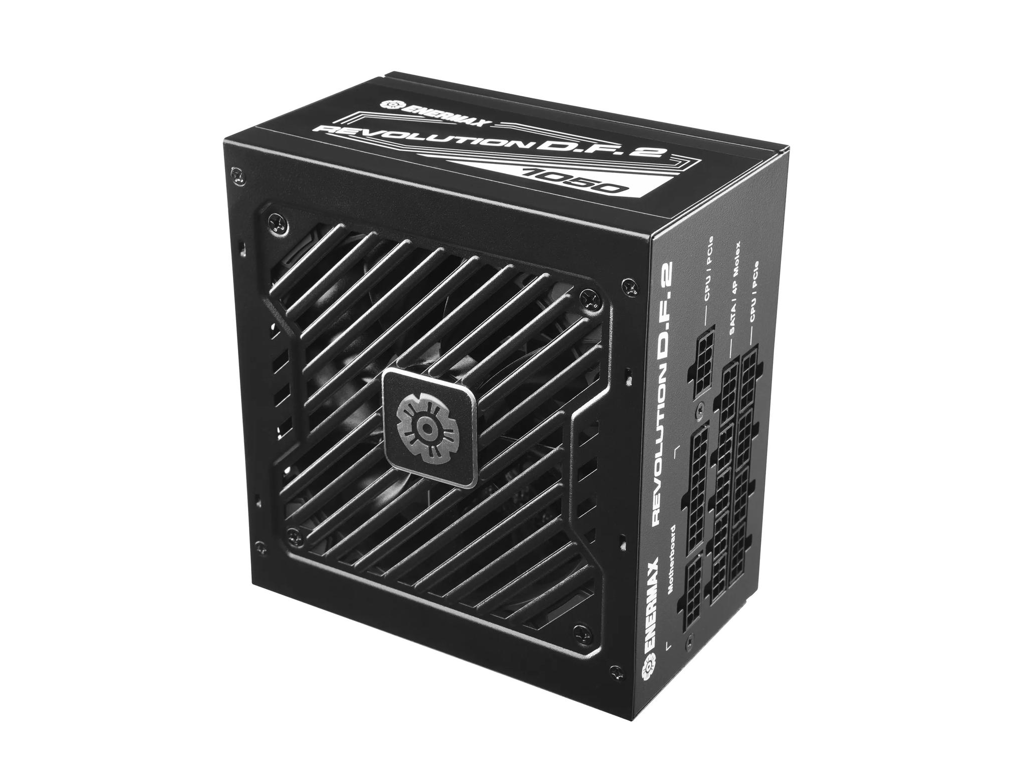 Enermax Revolution D.F. 2 ATX 3.0 & PCIe 5.0 Compliant 80+ Gold 1050W Full Modular Power Supply