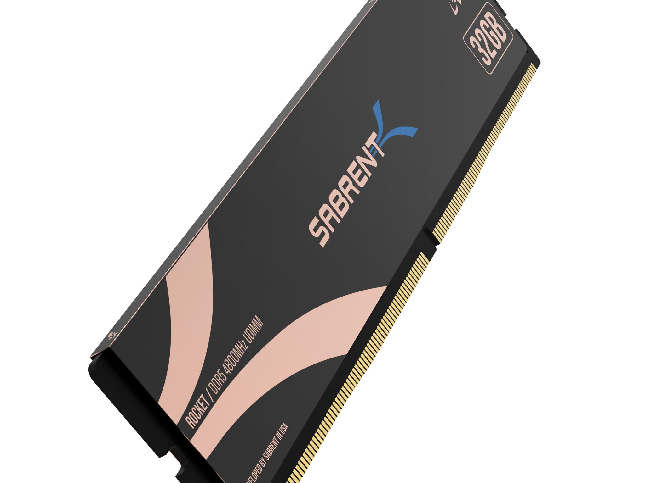 SABRENT DDR5 4800MHz 32GB U-DIMM Module for Desktops and PCs Memory