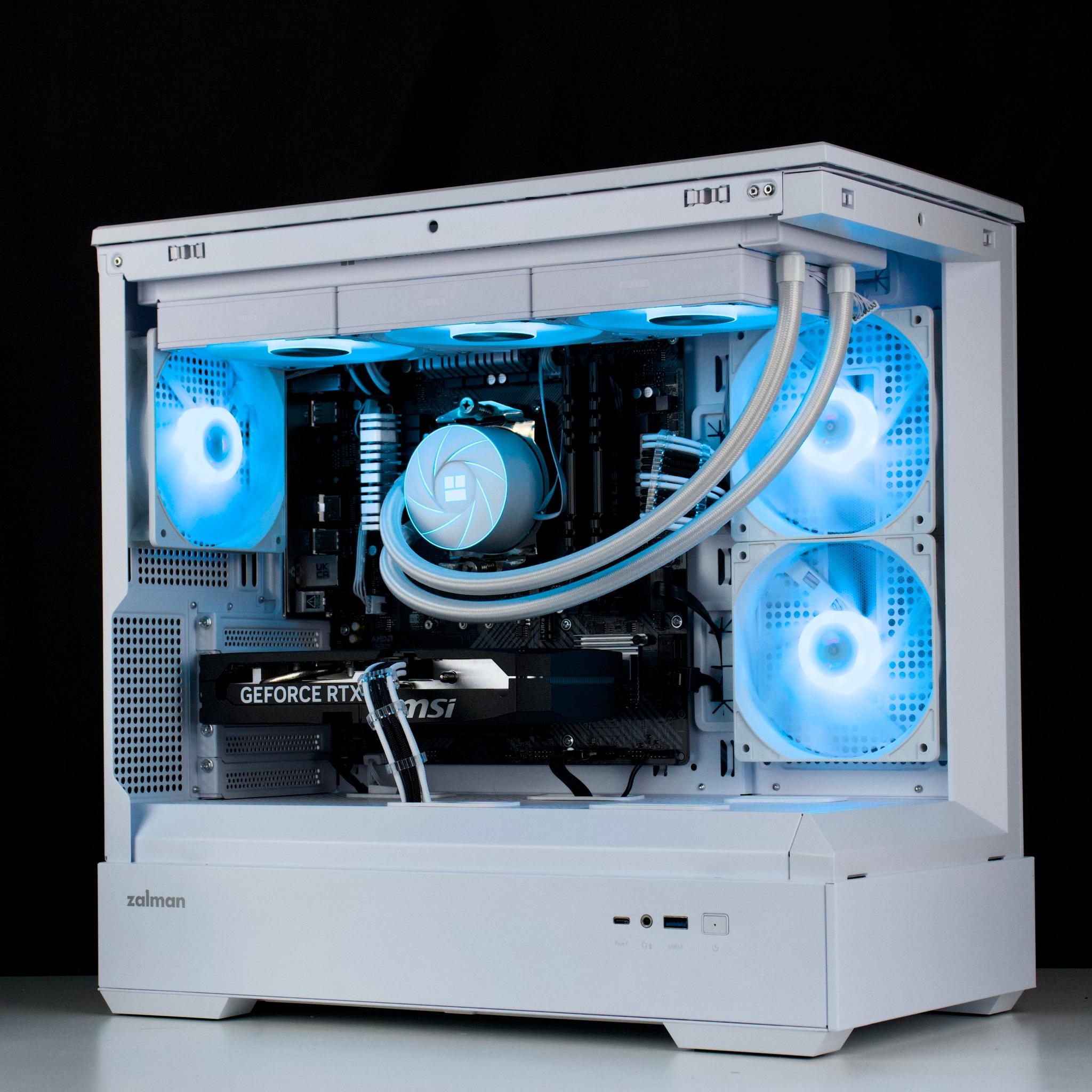 🧊❄️🧊 White Gaming PC – RTX 5060 TI, Ryzen 7 5700X, 32GB RAM, 1TB SSD - WiFi 🧊❄️🧊