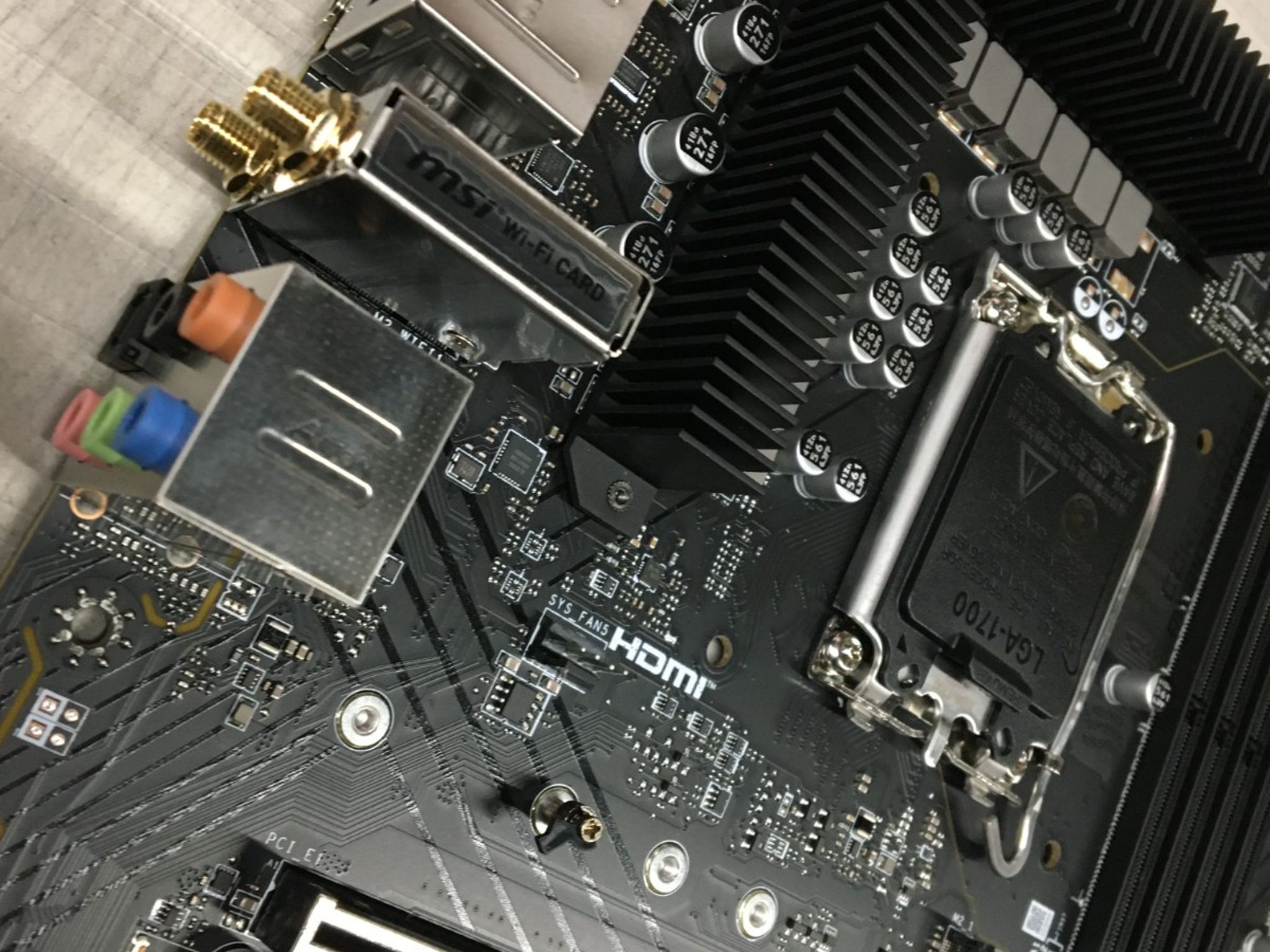 Open Box - MSI PRO B760-VC WIFI LGA 1700 DDR5 ATX Motherboard IO included.
