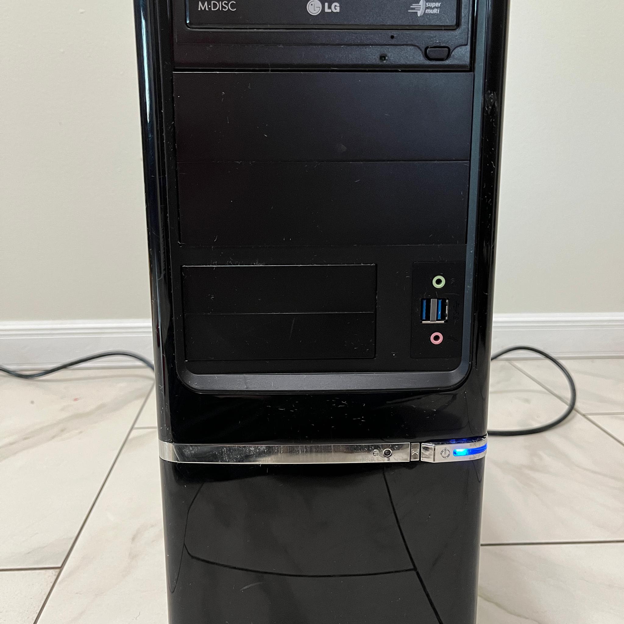 AMD RX 7800 XT 16GB, AMD Ryzen 5 7600x, 16GB RAM, 1TB SSD - High FPS Office Gaming PC w/ Wi-Fi & BT