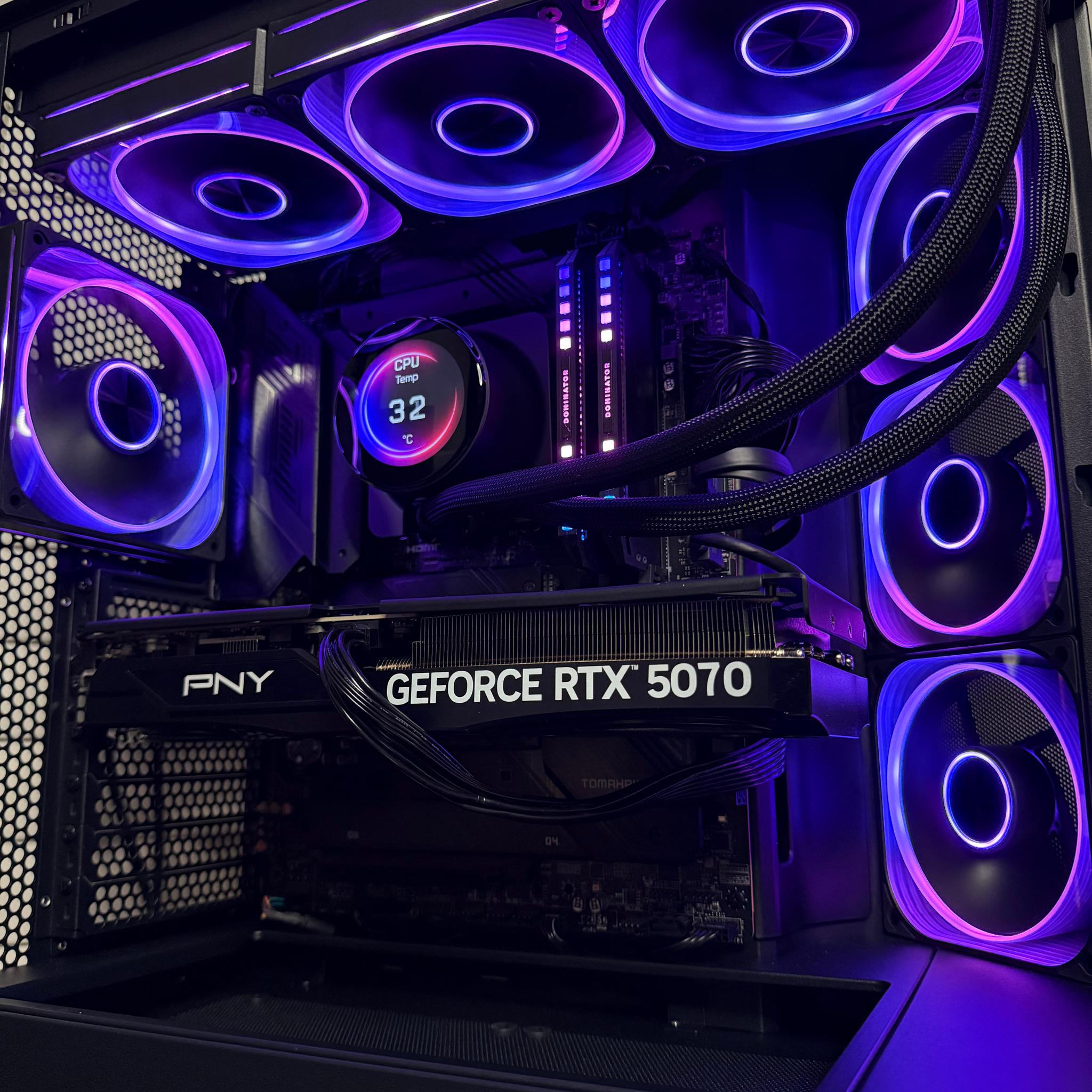 ✨💜 AORURA | RTX 5070 + i9-14900KF | 32GB RAM | 2TB Gen4 NVMe — Ultra High-End Gaming PC