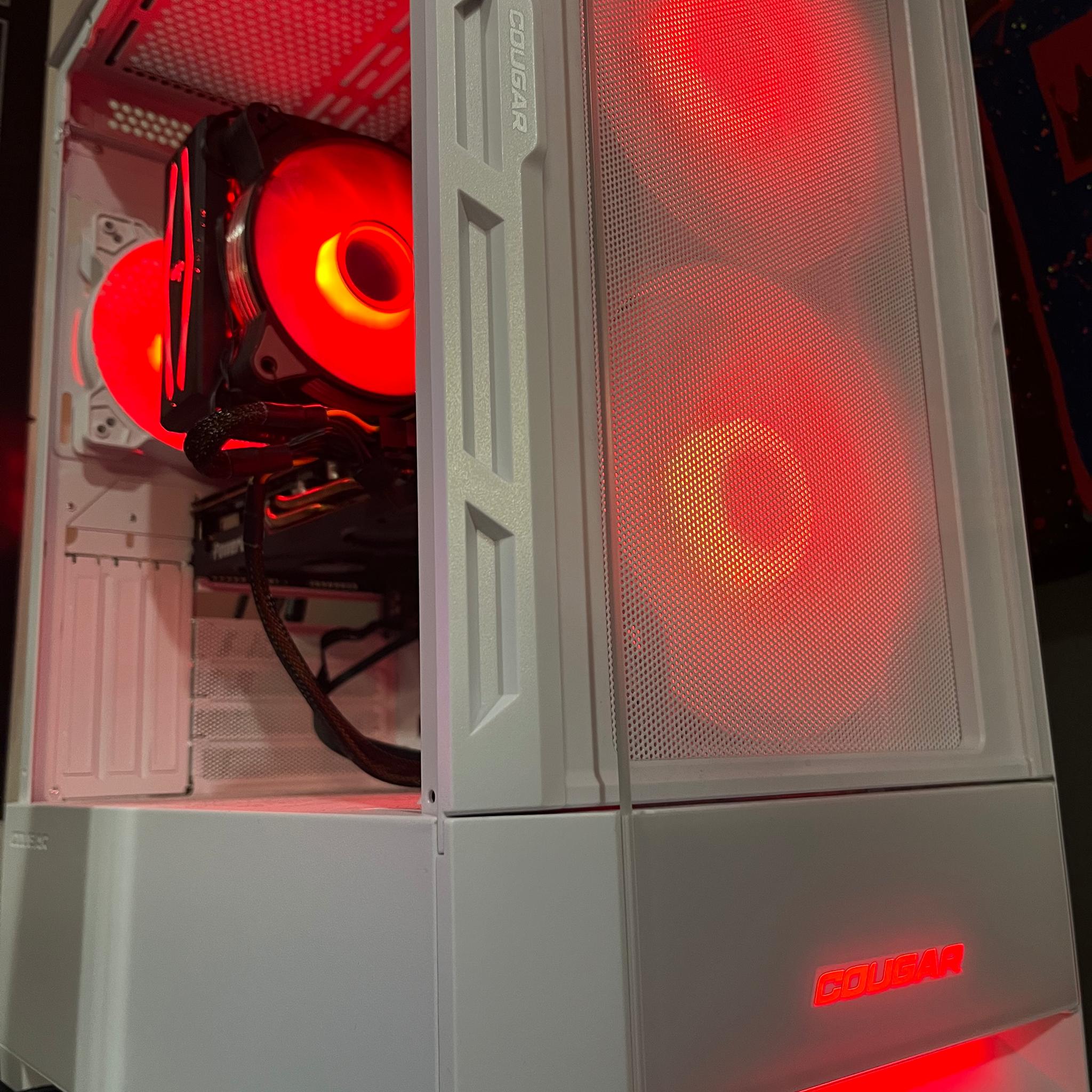 ALL WHITE 1080p/1440p Streaming/Gaming PC | RX 5700XT, Intel i7 10700, 512GB SSD, 32GB DDR4