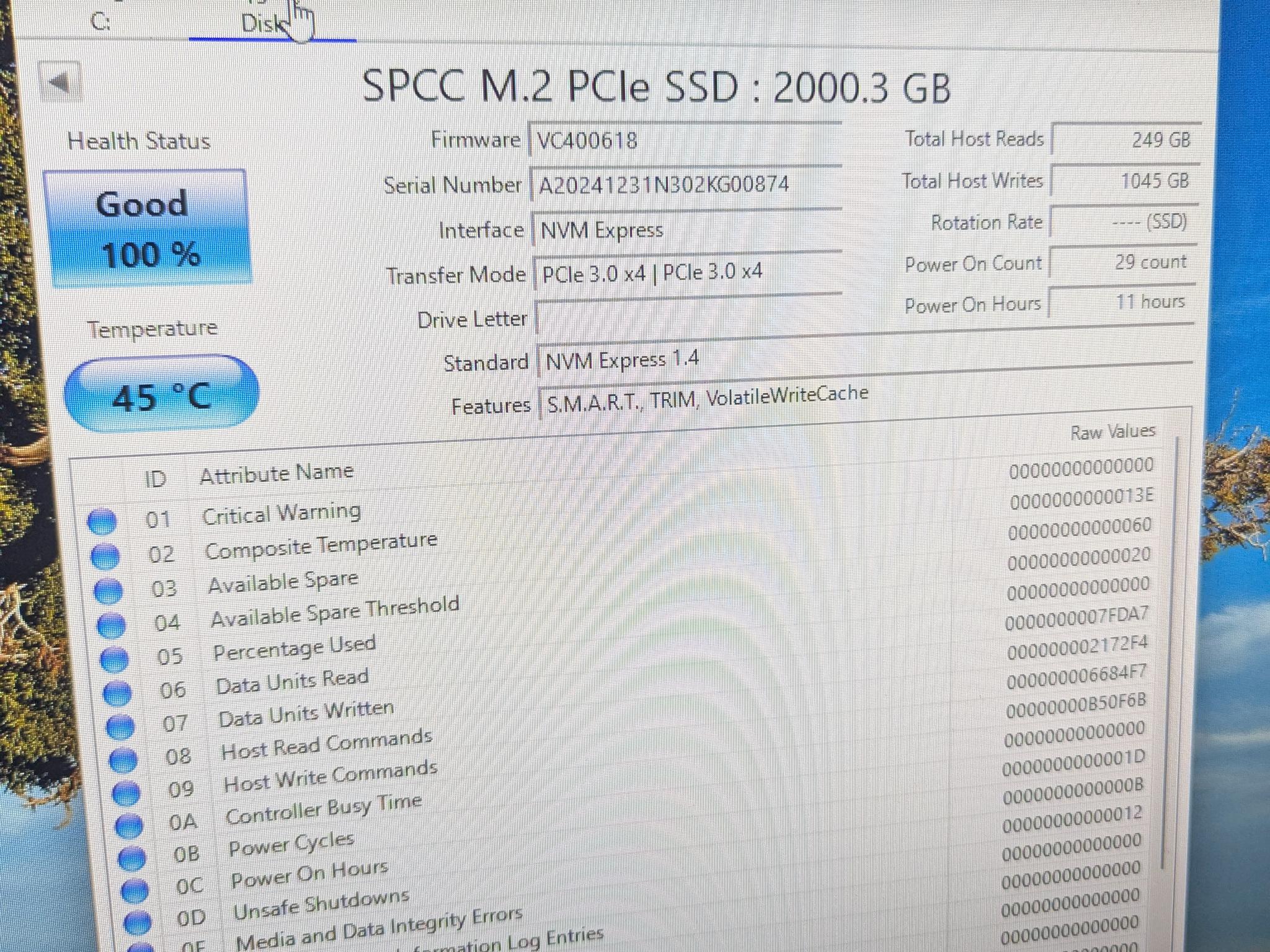 💾  Silicon Power A60 1TB NVMe SSD | PCIe Gen3 | For Parts / Testing Only