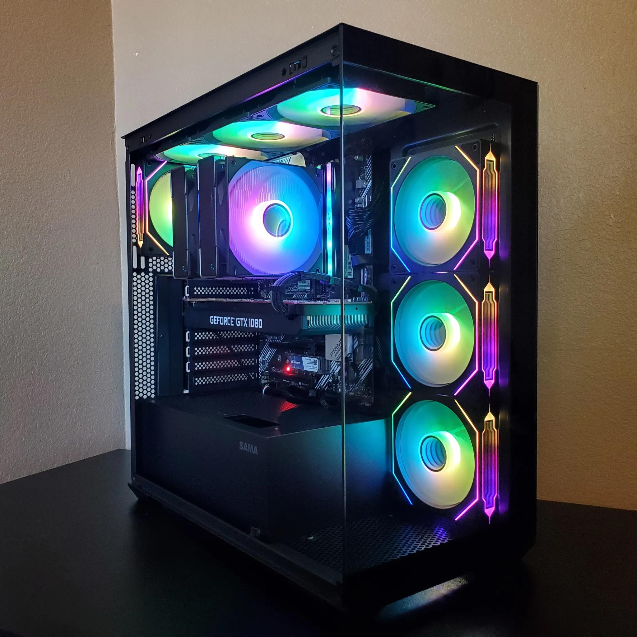 Gaming PC, Ryzen 5 3600 | GTX 1080 8GB| 16GB RAM | 1.5 TB Storage | WiFi/Bluetooth