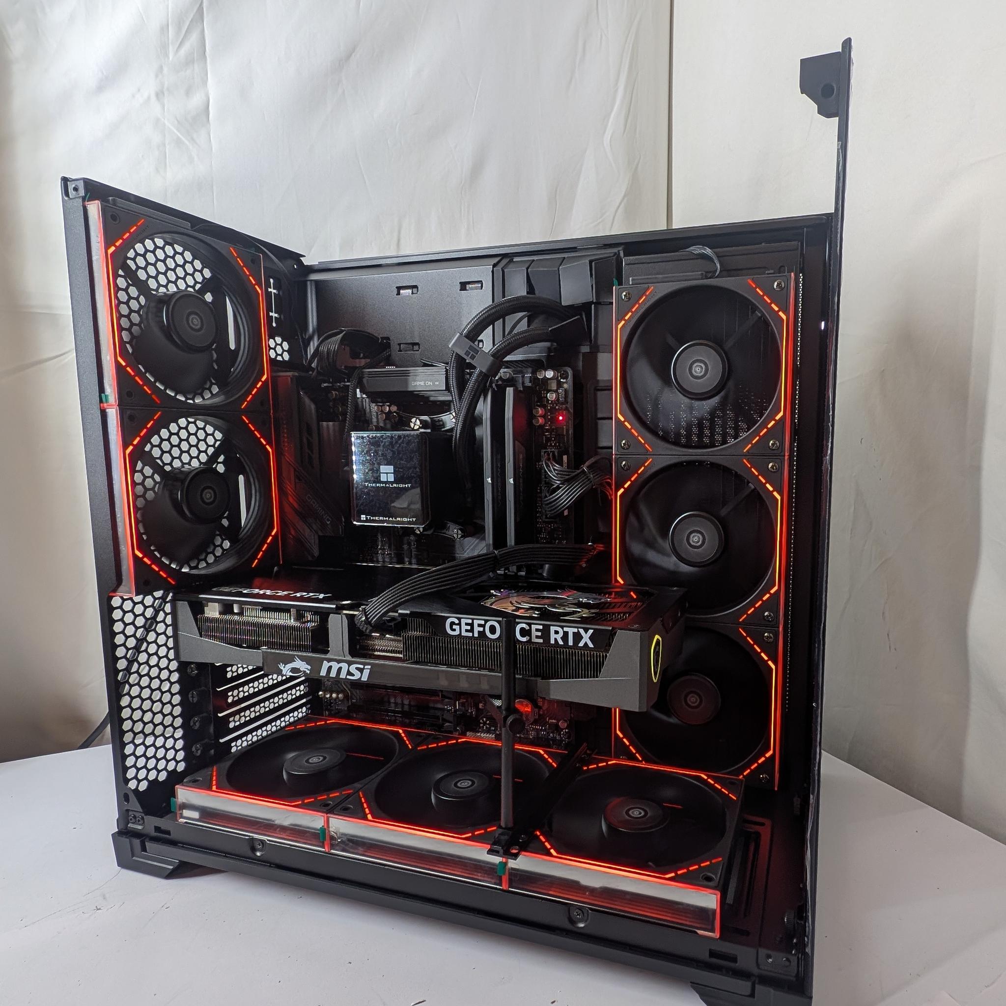 RTX 5080 | RYZEN 7 9800x3d | 64GB DDR5 | 2TB NVME | X870 MOTHERBOARD | lian li o11