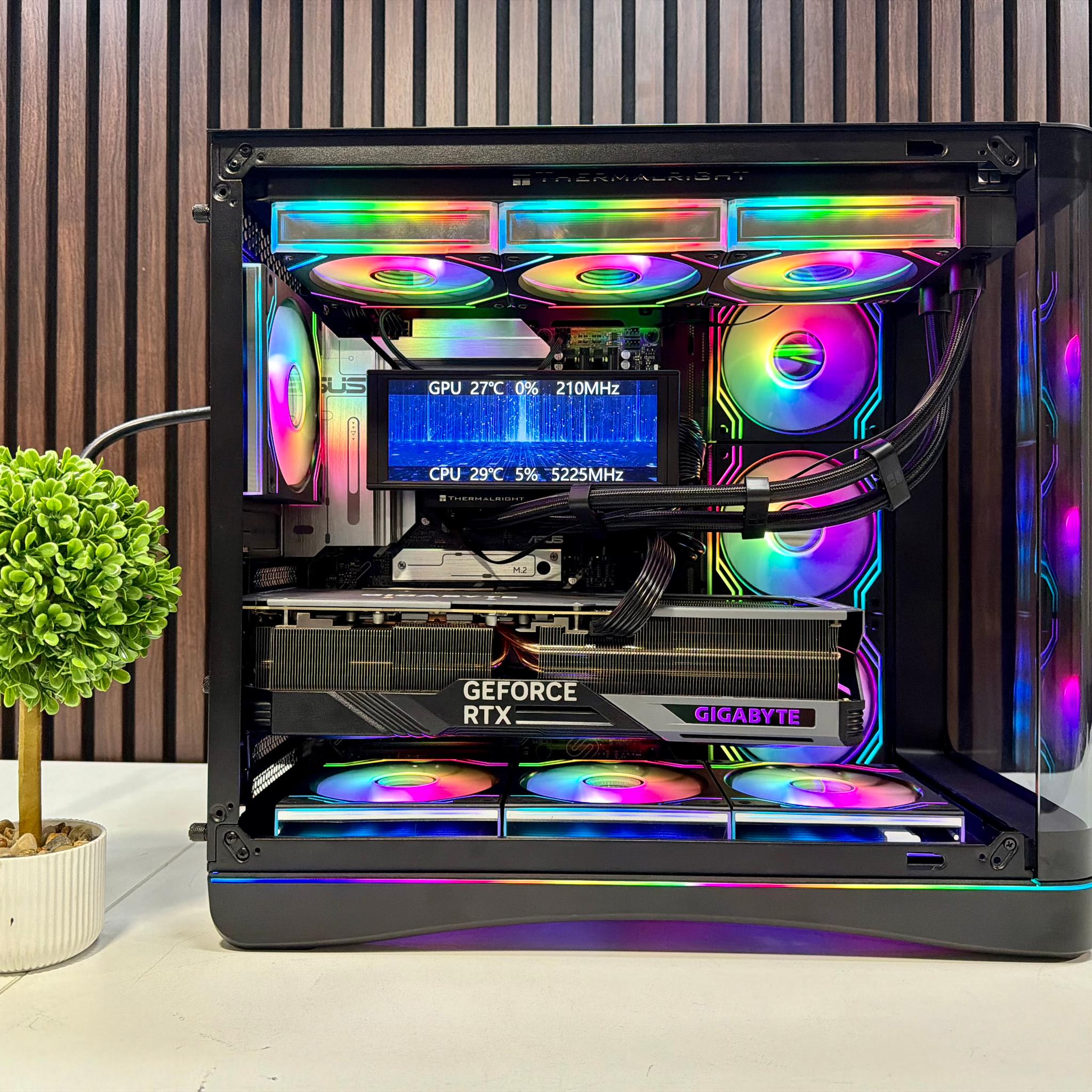 RTX 4080 | Ryzen 9800X3D | 32GB DDR5 | 2TB M.2 | 1000 Watt Gold PSU | LCD AIO