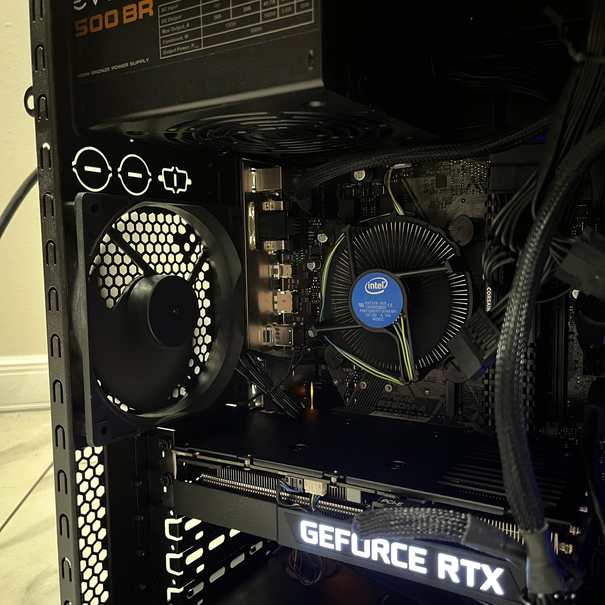 NVIDIA RTX 3060 Ti, Intel Core i5-9400f, 16GB RAM, 500GB SSD - Sleeper Gaming PC w/ Wi-Fi & BT