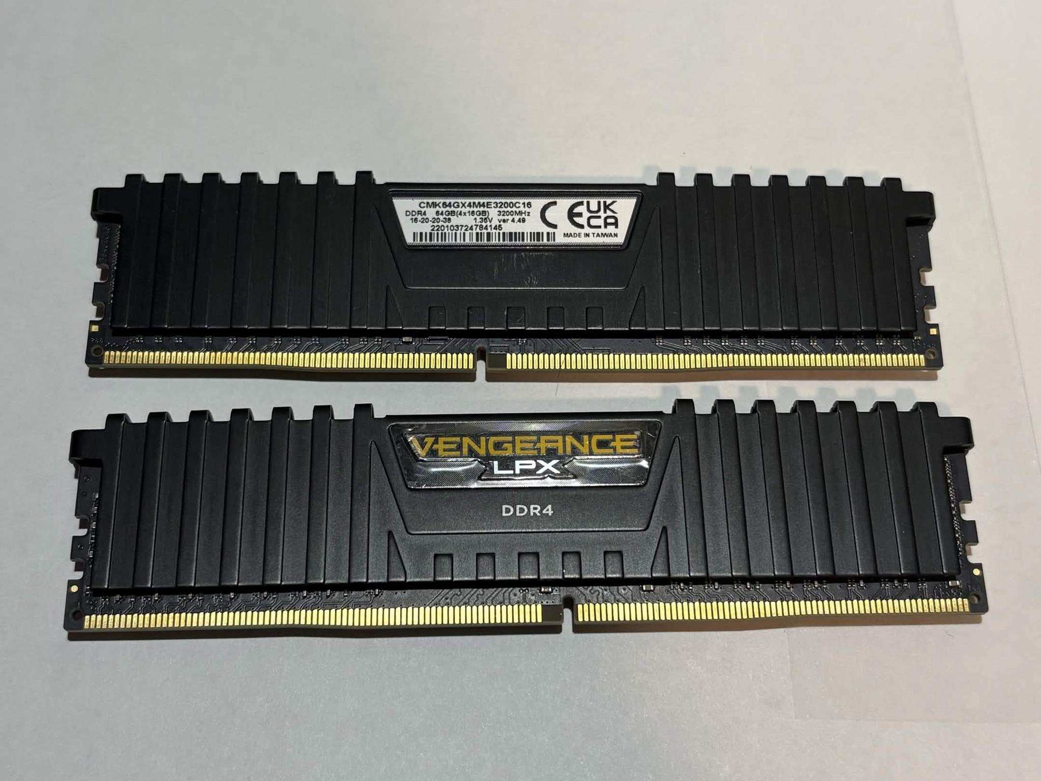 Corsair Vengeance LPX 32GB (2×16GB) DDR4-3200 CL16 Memory Kit | Fully Tested