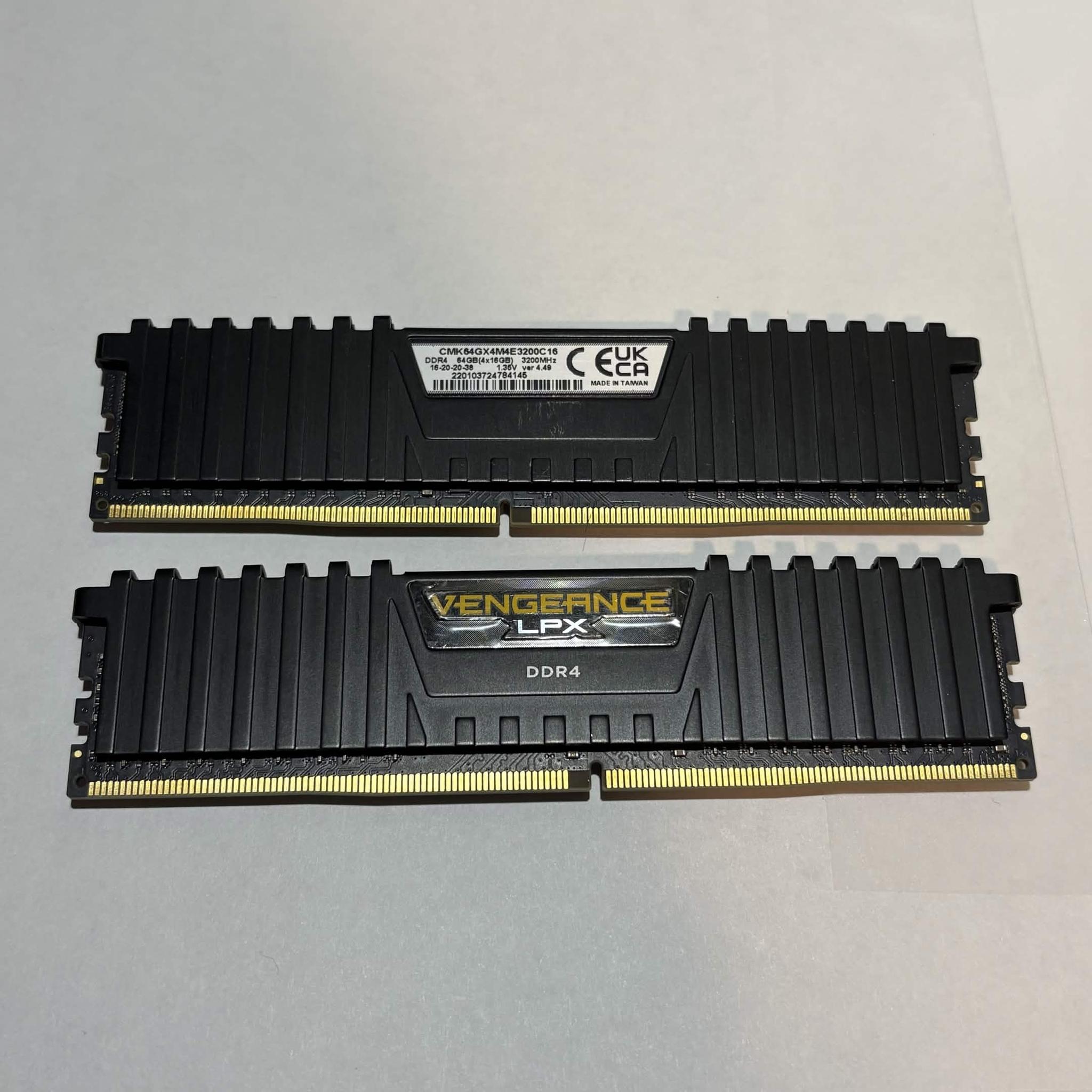 Corsair Vengeance LPX 32GB (2×16GB) DDR4-3200 CL16 Memory Kit | Fully Tested