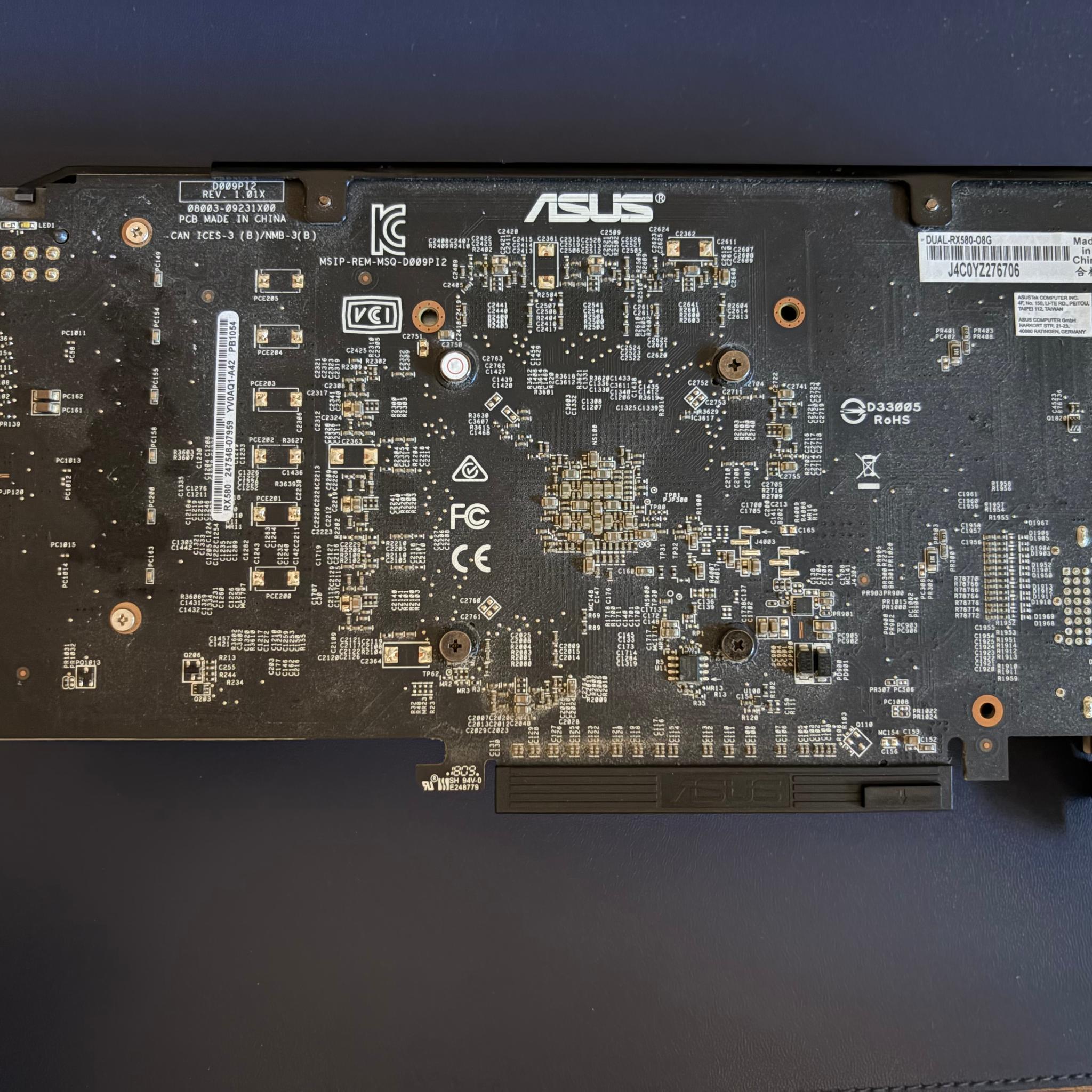 Asus DUAL Radeon RX 580 (8GB)