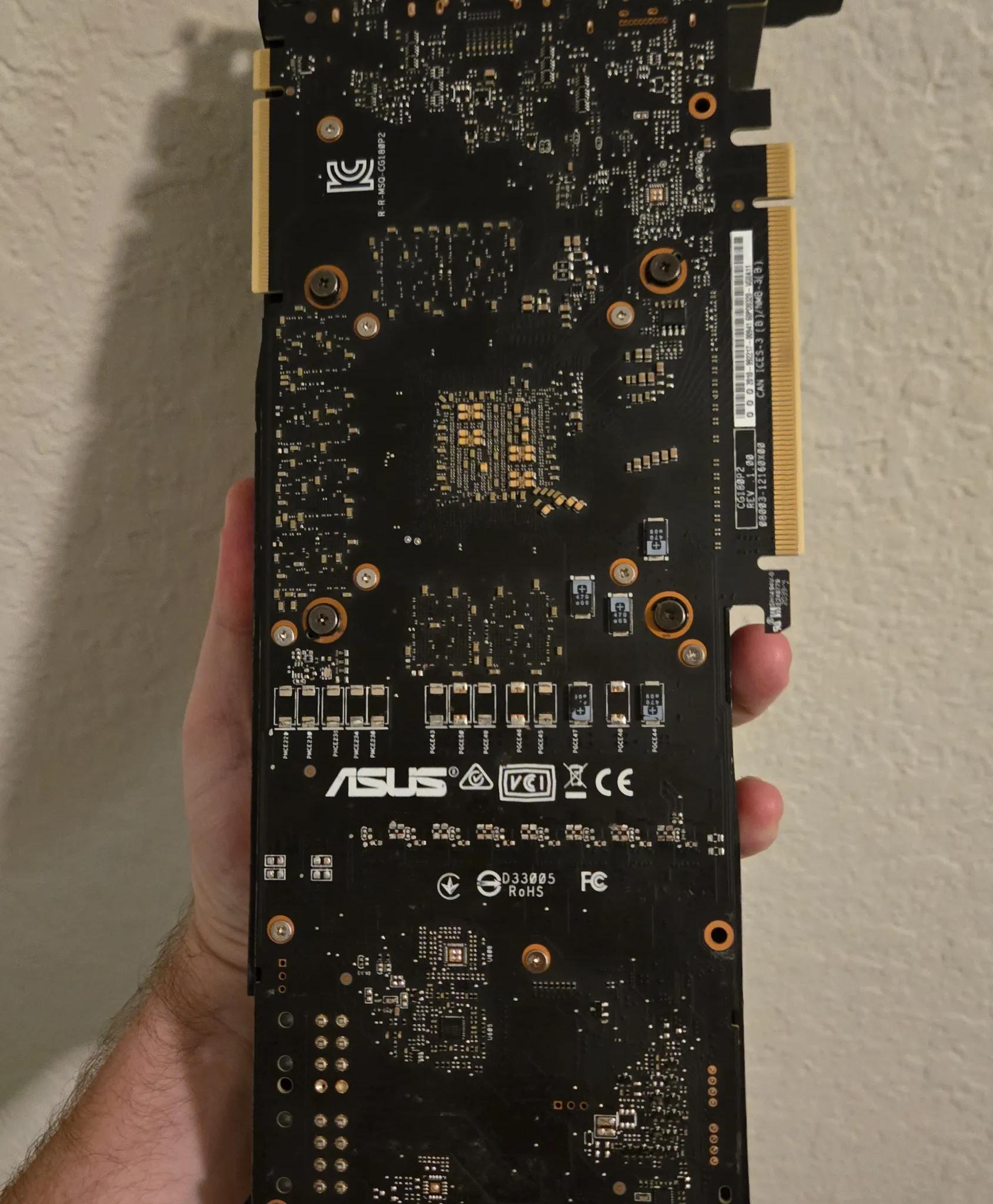 **FOR PARTS** Asus ROG RTX 2080 Super Turbo