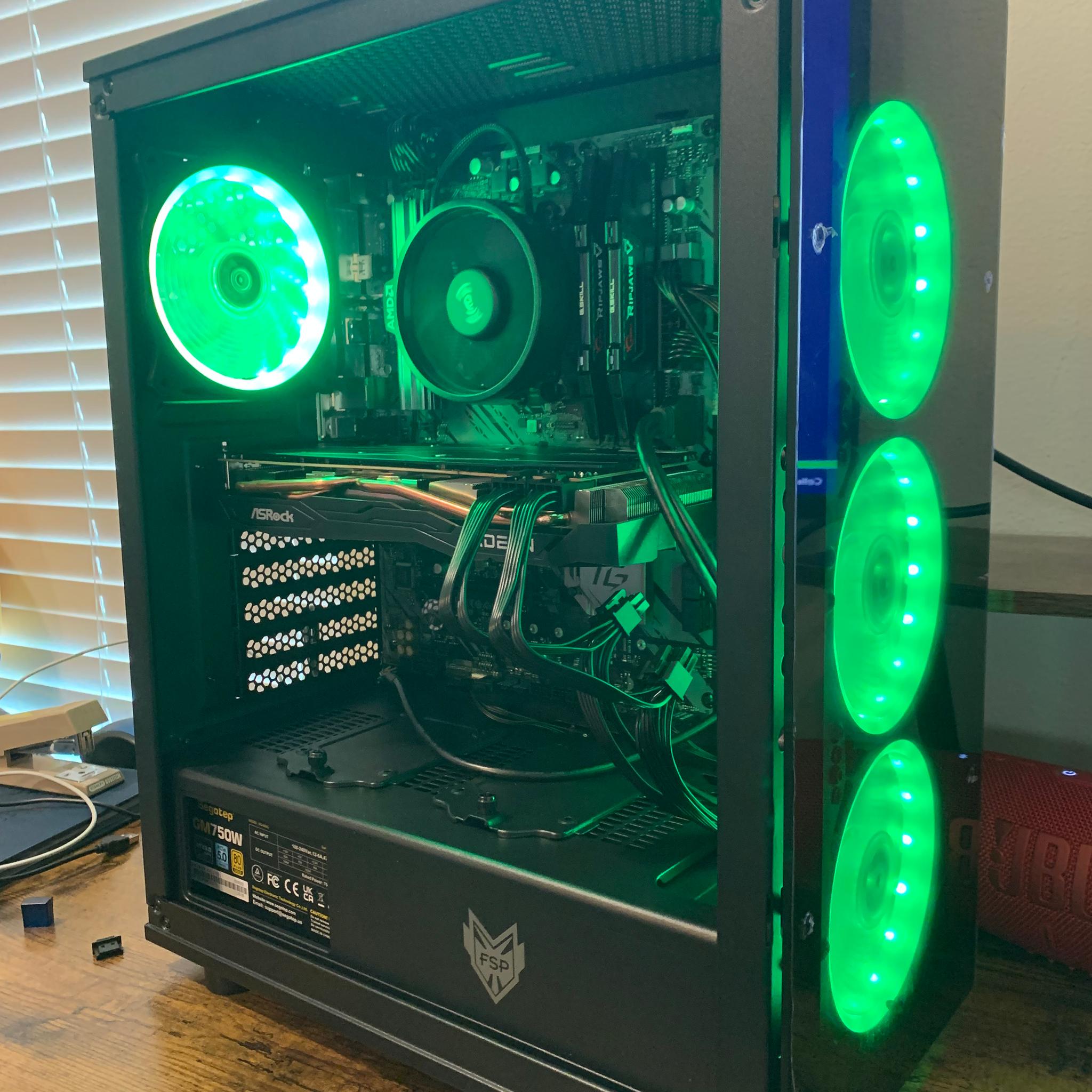 NEW Custom Gaming PC Ryzen 5 5600G 32GB RAM, RX 6700 XT, 2TB NVMe (RTX 40 Series Ready)