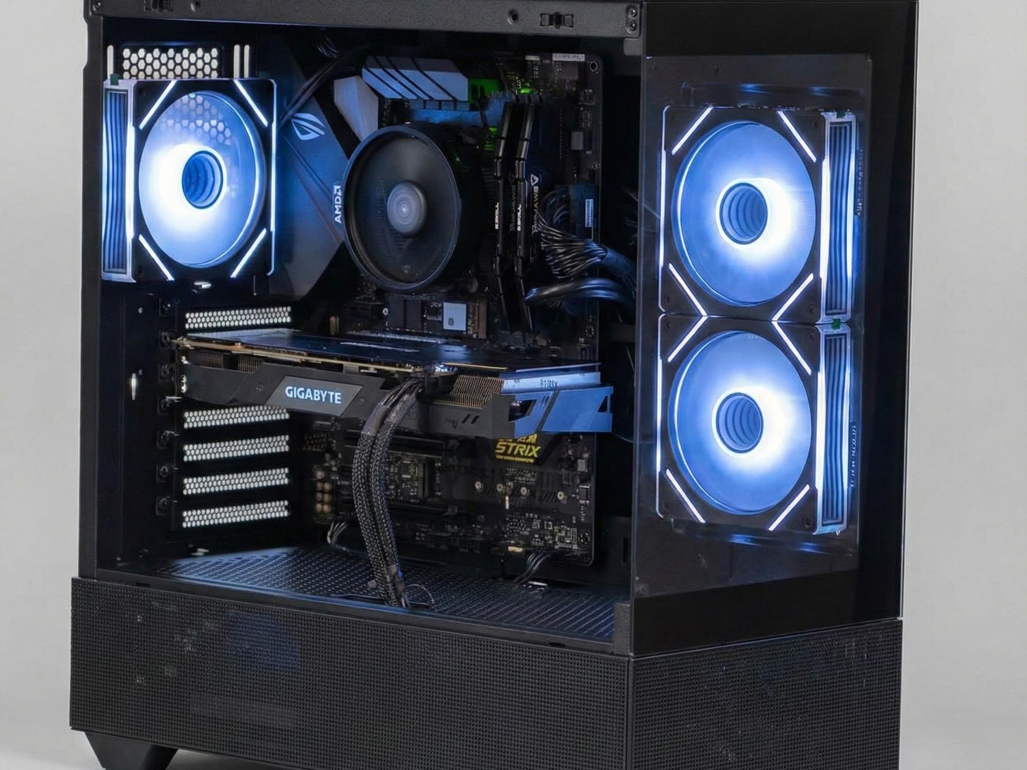 ⚫🌈 Black RGB Gaming PC – Ryzen 5 3600 | RTX 2060 Super| 16GB DDR4 🌈⚫