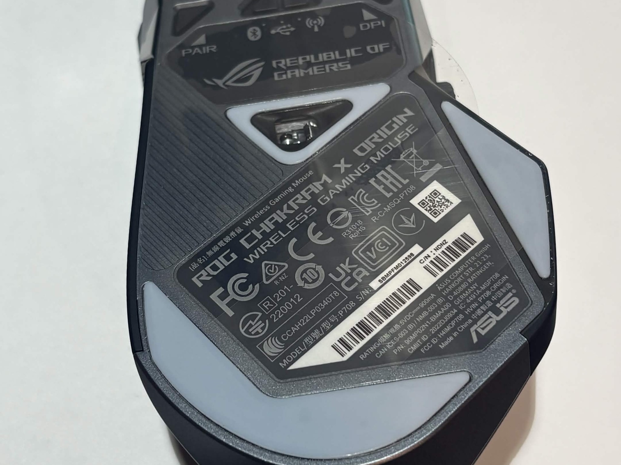 ASUS ROG Chakram X Origin Wireless Gaming Mouse (NM)