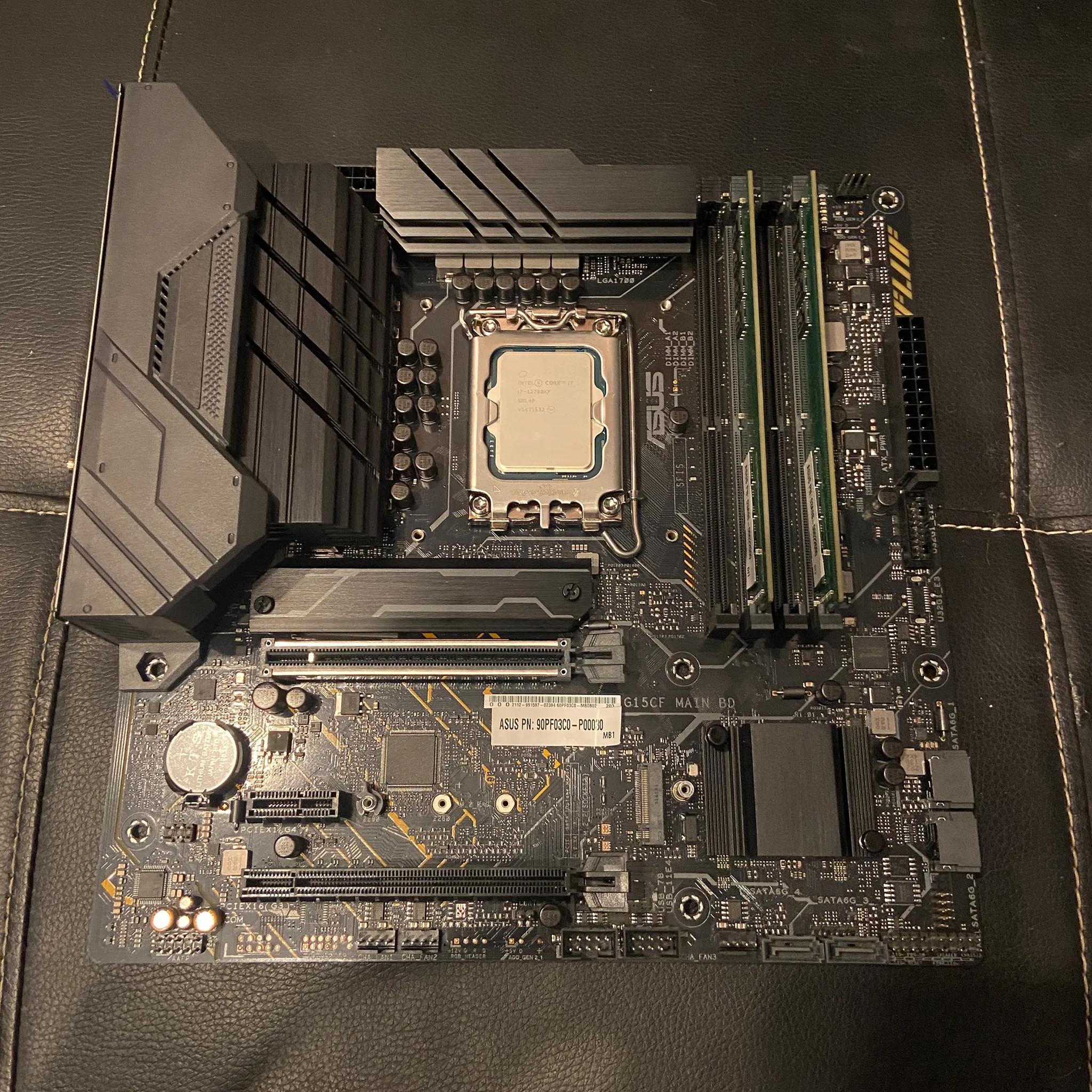 COMBO | i7 12700kf | ASUS TUF B660M-PLUS WiFi | 16GB 3200Mhz |