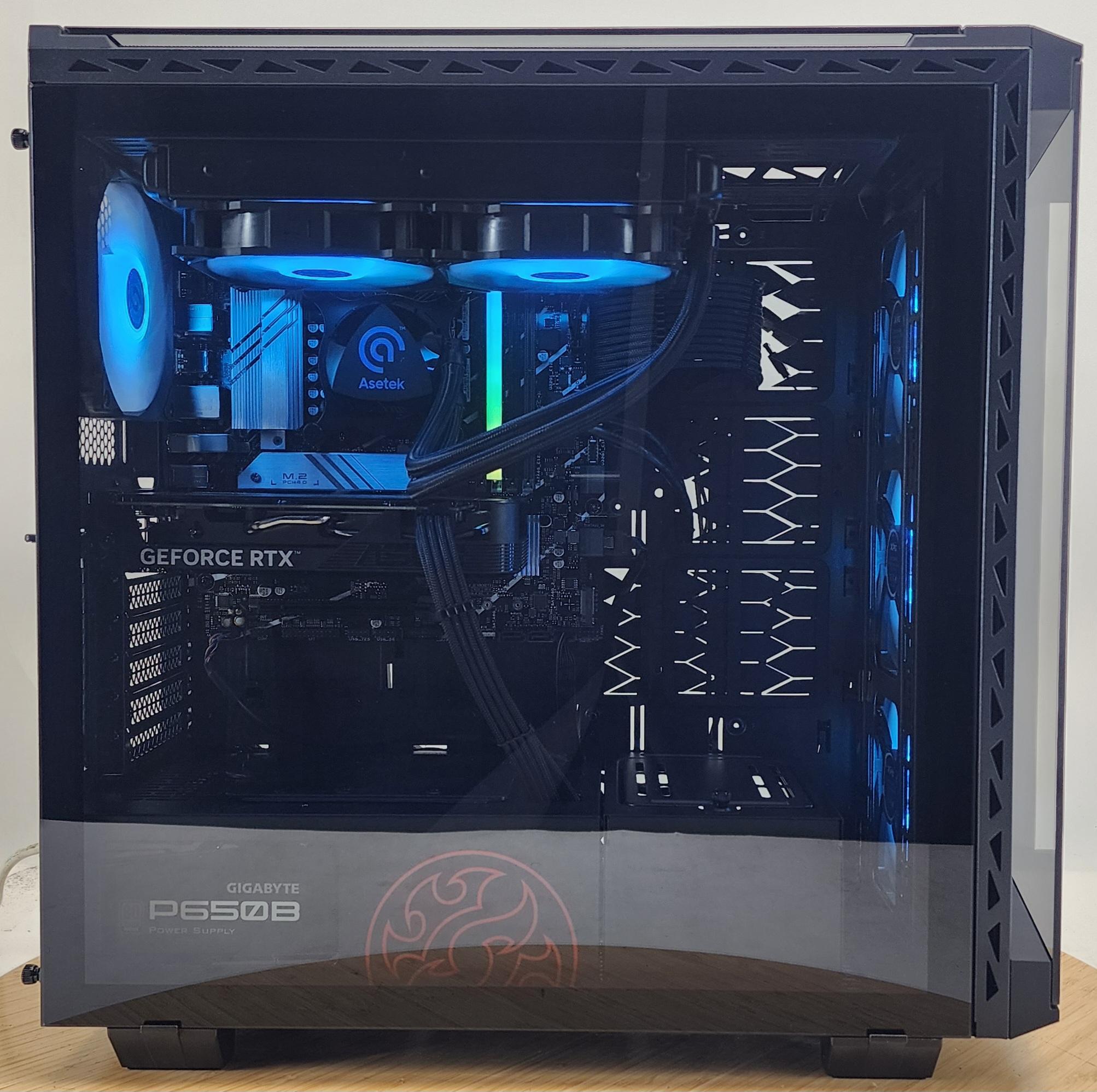Gaming PC i3-14100F 16GB RAM 500GB SSD RTX 4060 8GB Windows 11 Computer