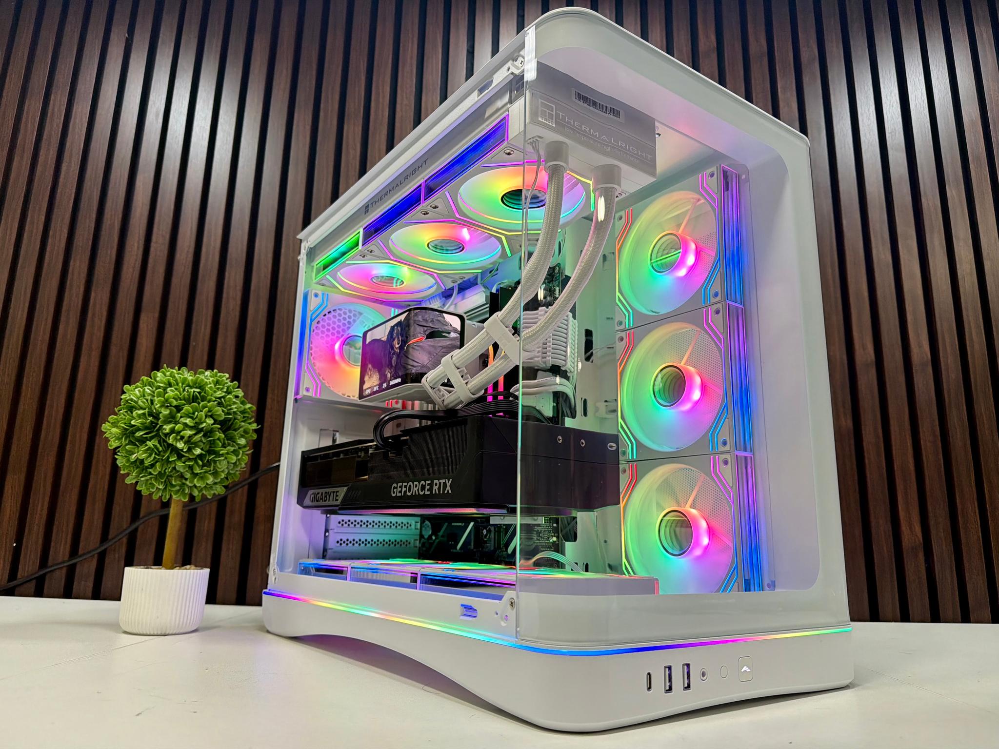 RTX 5090 | Ryzen 9950X3D | 64GB DDR5 | 4TB M.2 | 1200 Watt Gold PSU | LCD AIO