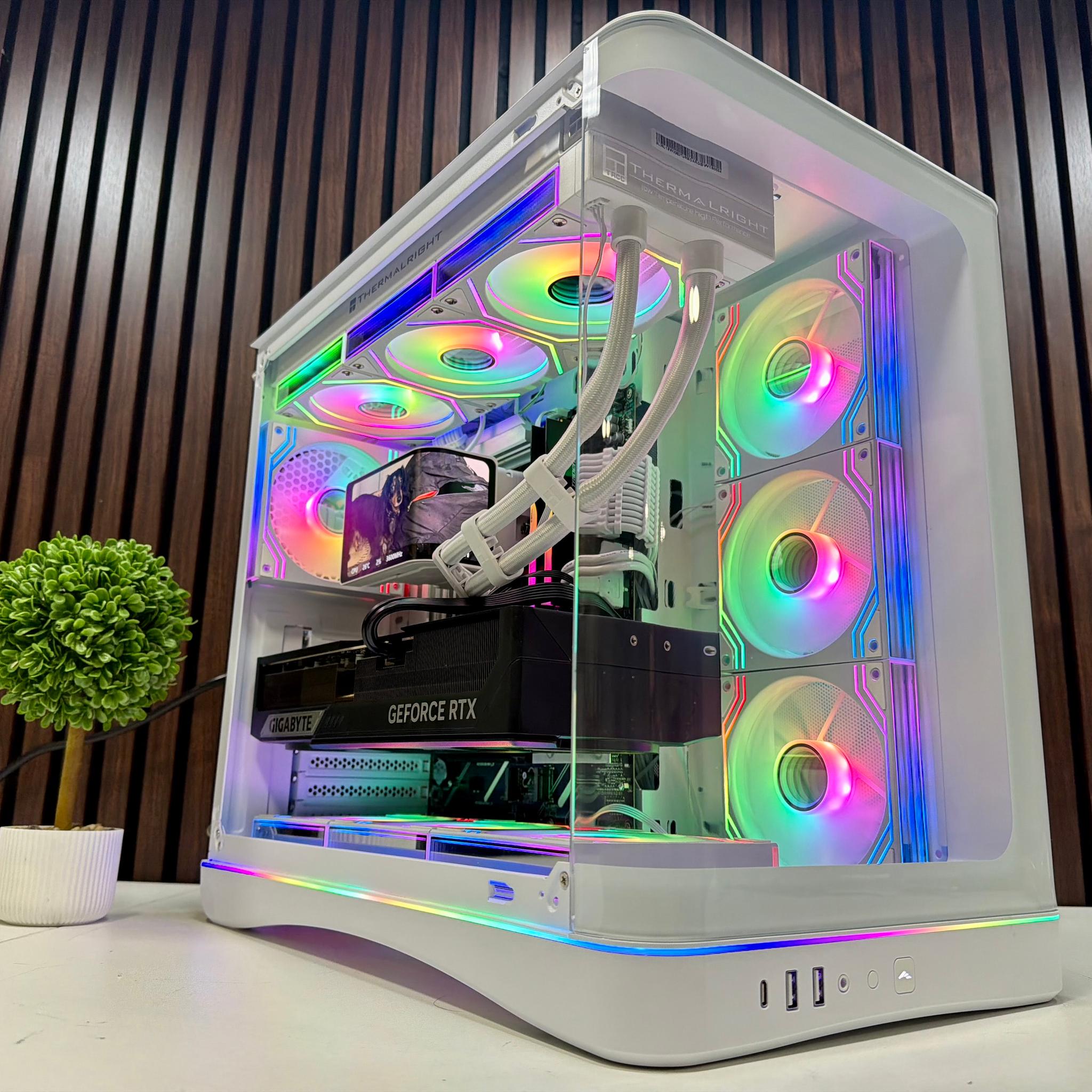 RTX 5090 | Ryzen 9950X3D | 64GB DDR5 | 4TB M.2 | 1200 Watt Gold PSU | LCD AIO