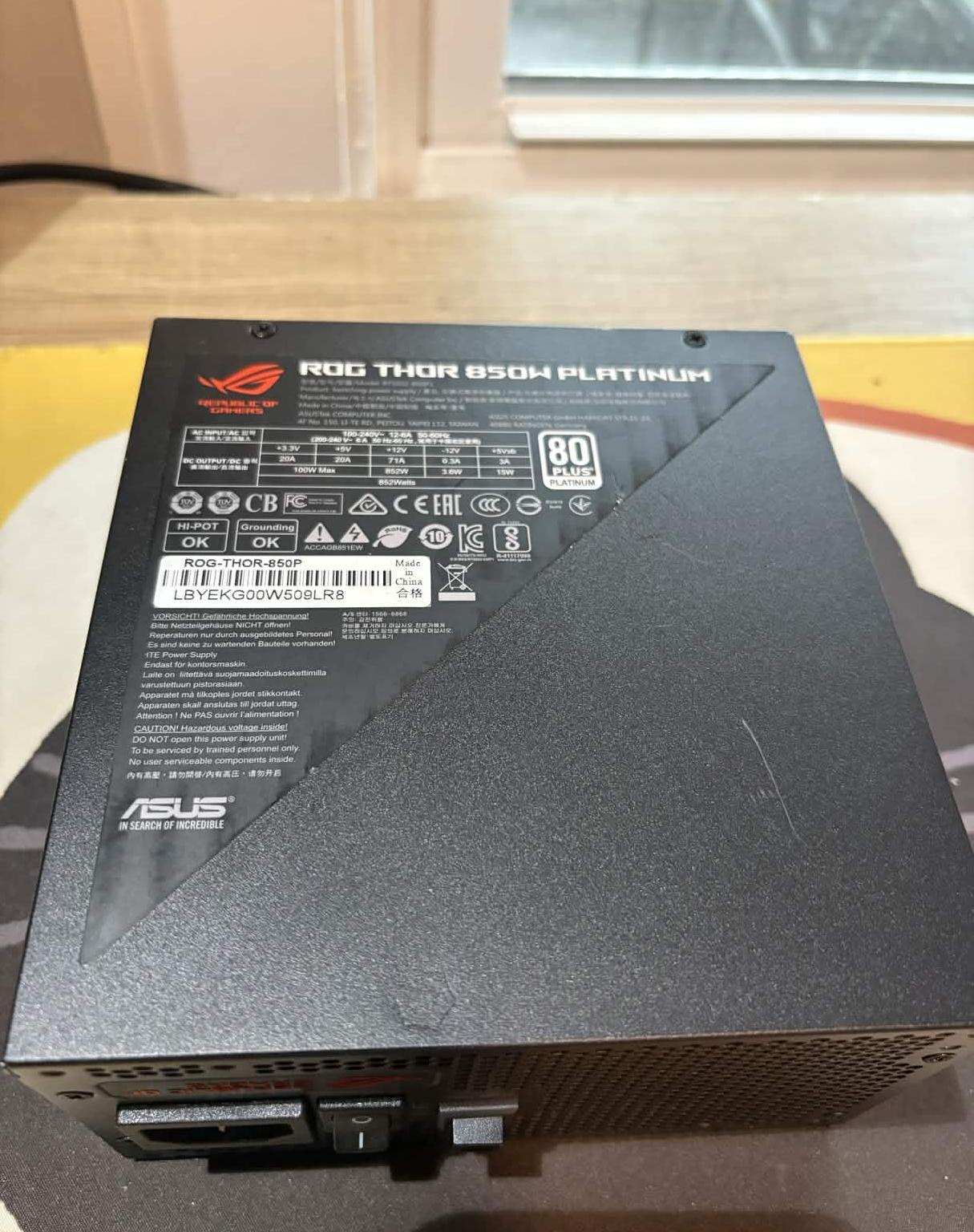 ASUS ROG Thor 850W Platinum