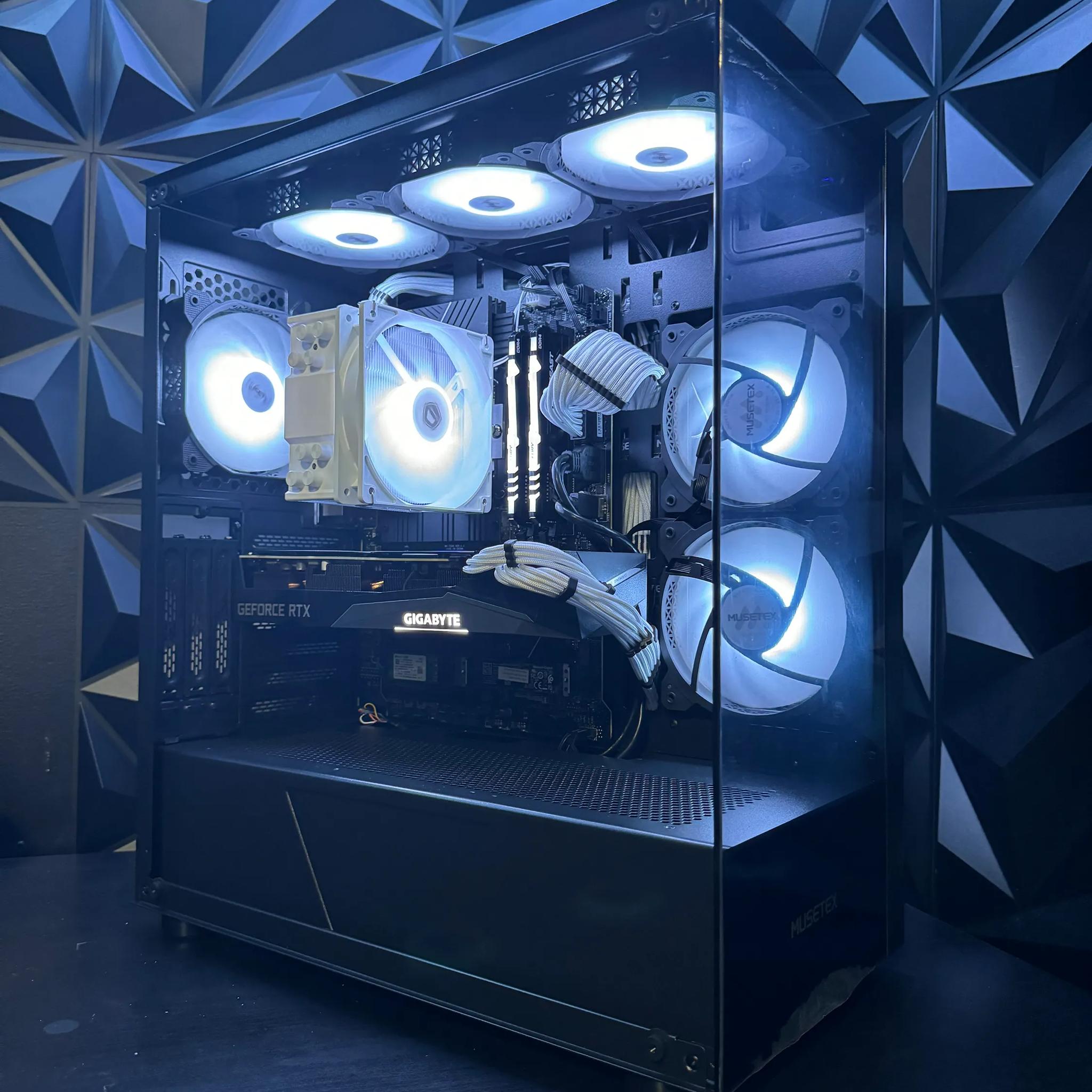 ☯︎☾𖤓The Yin Yang Build ☯︎☾𖤓| I5 12th Gen| RTX 3070| 16 GB DDR4 RGB| 1.75 TB M.2 Tusker Build 1270