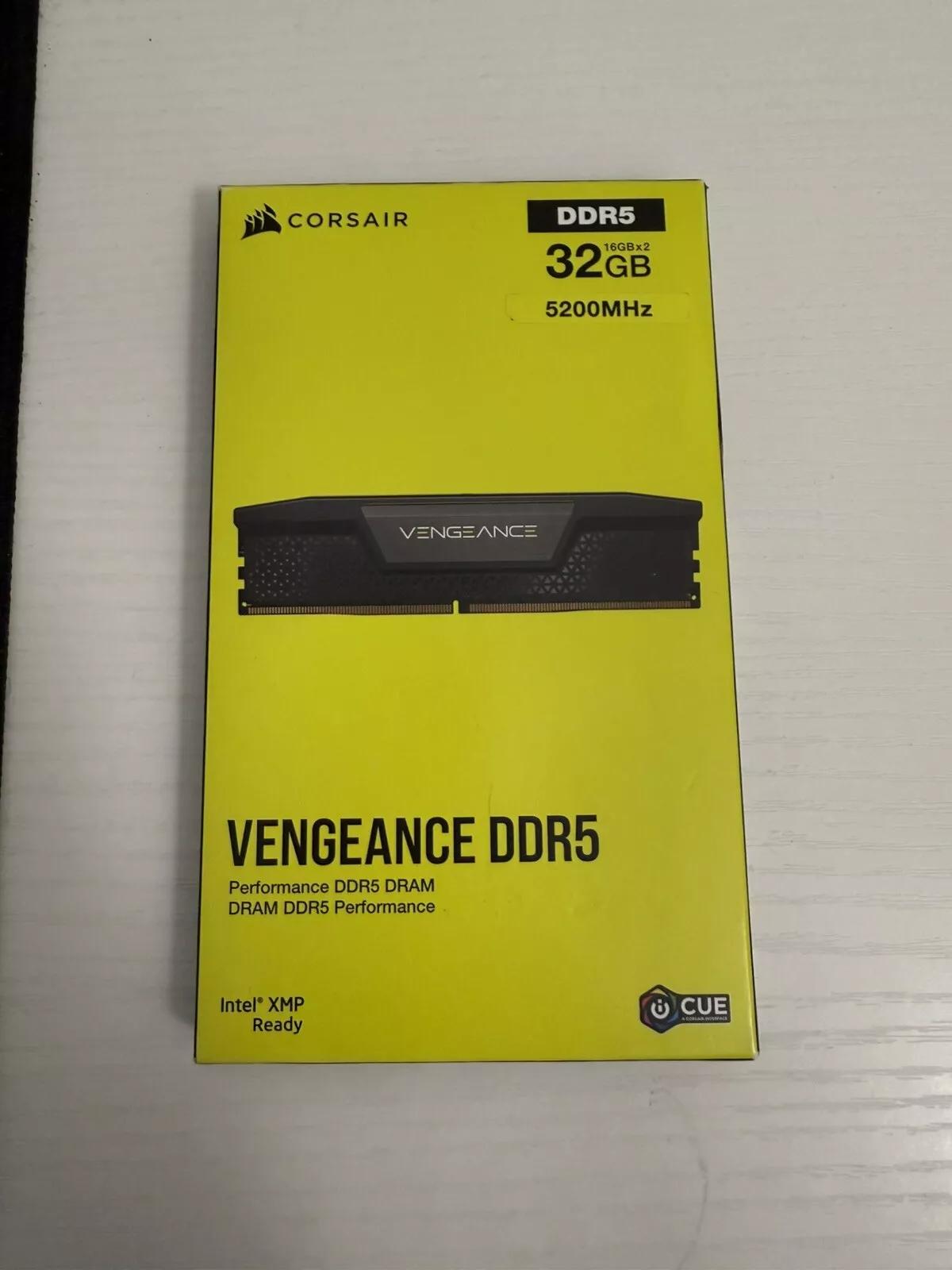 Corsair VENGEANCE 32GB (2x16GB) DDR5-5200 CL40 40-40-40-77 Intel XMP / AMD Expo