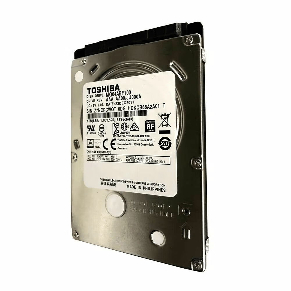 Toshiba 1TB 5400RPM 2.5" SATA III Thin 7mm Hard Drive