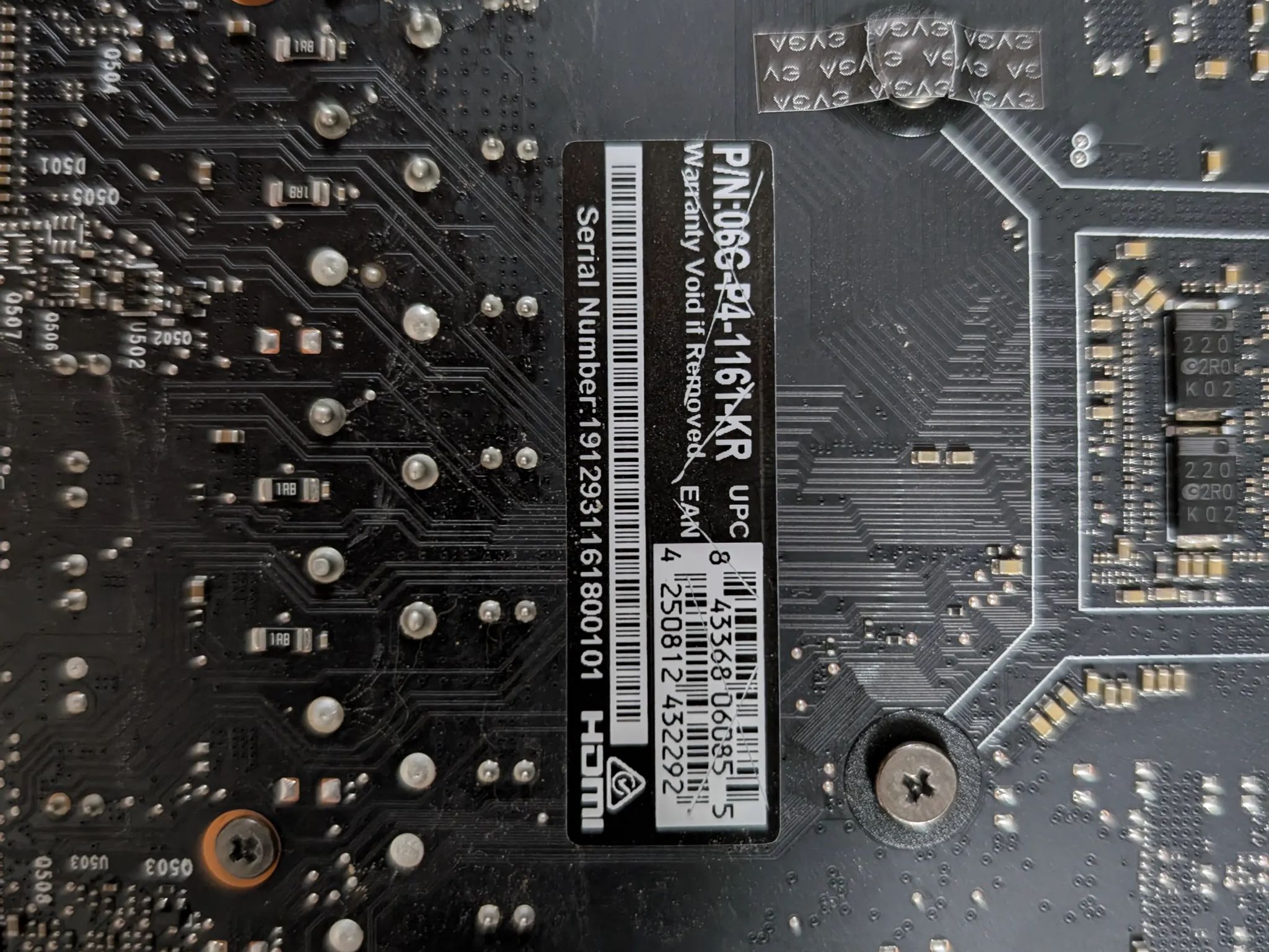 EVGA Nvidia GTX 1660 6GB