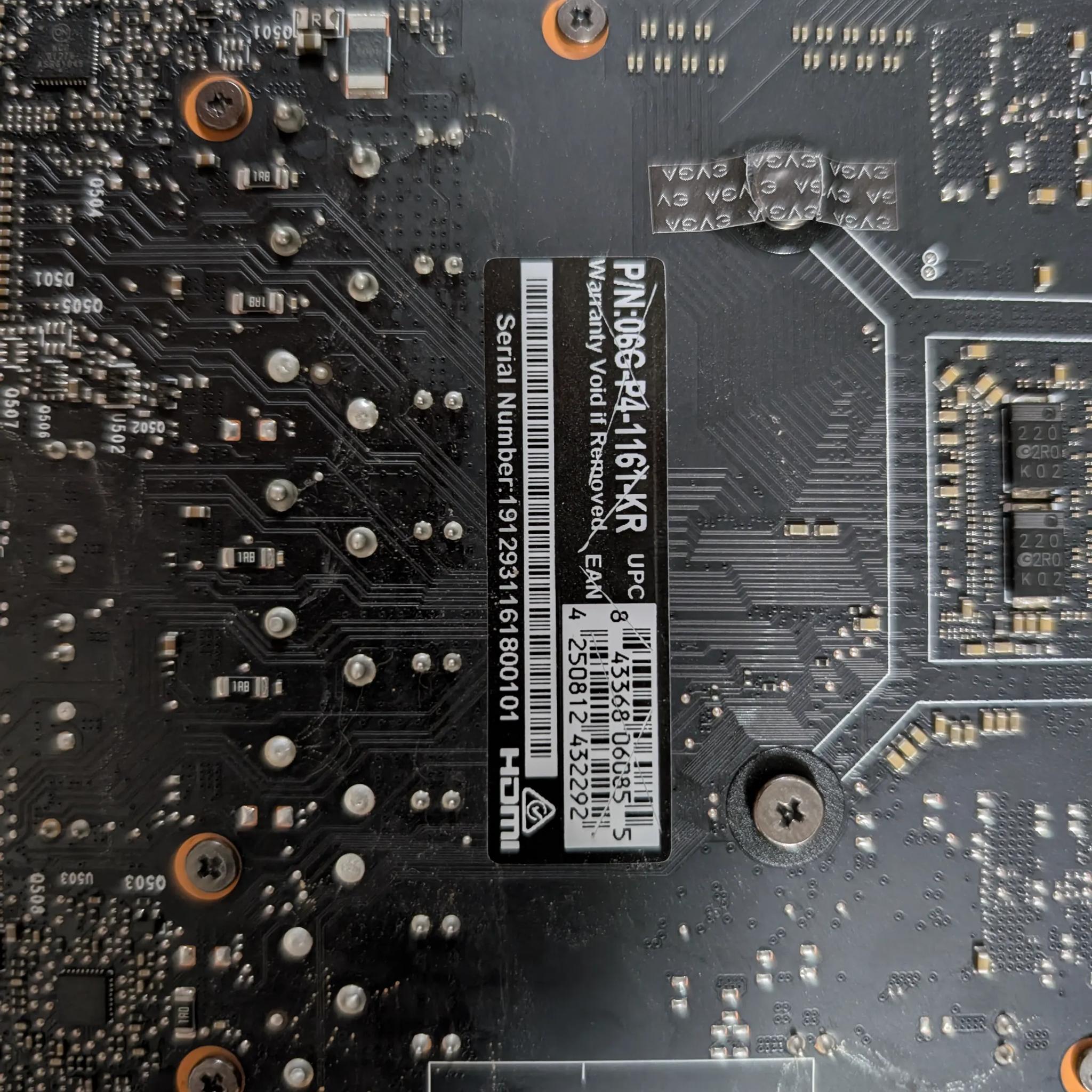 EVGA Nvidia GTX 1660 6GB