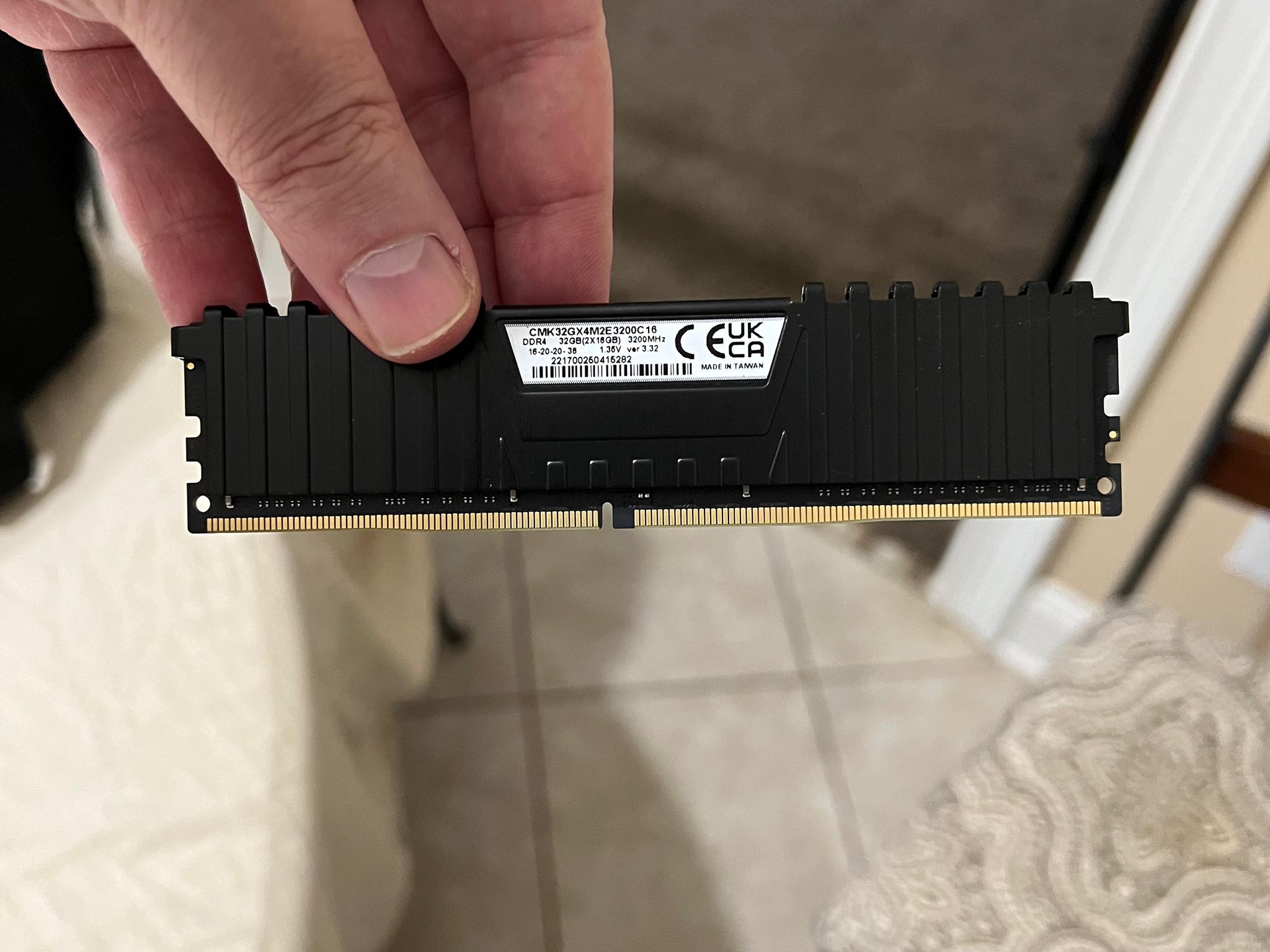 64 Gigs Memory 4 dimms 3200  CL16