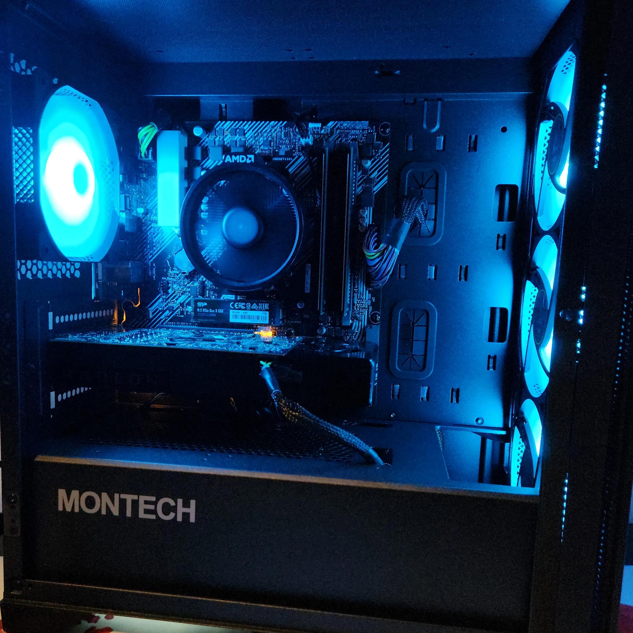 Budget Baller Gaming RIG Ryzen 5 3600 / 16GB DDR4/ 1TB SSD / RX570 8GB