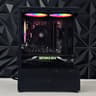 💜☂️🖤 Black Gaming PC - GTX 1070 / Ryzen 7 2700 / 16GB Ram / 1TB HDD / WIFI + BT 💜☂️🖤