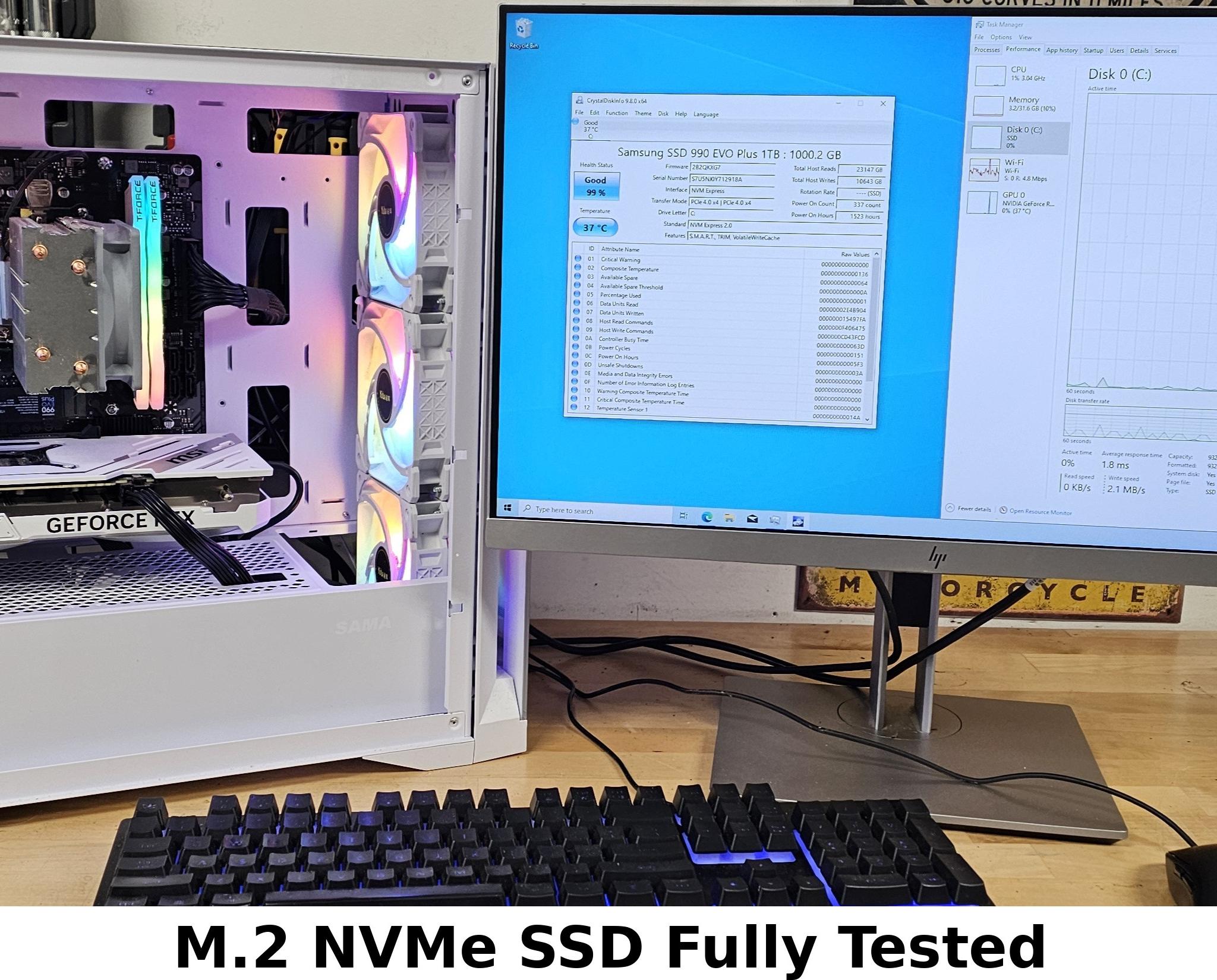 1TB NVMe M.2 SSD Samsung 990 EVO Plus