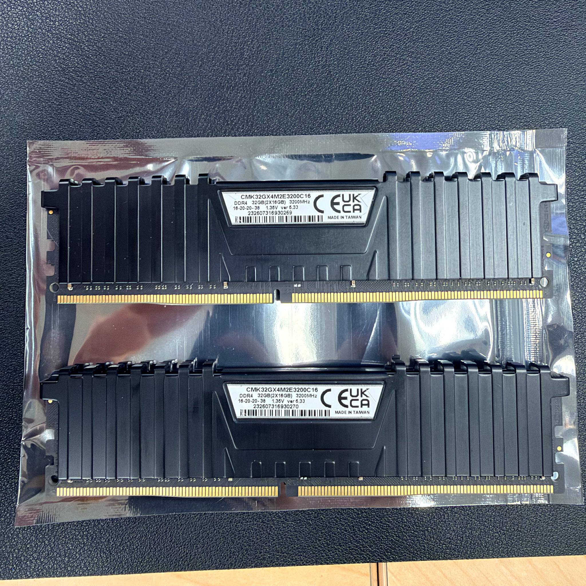 Corsair Vengeance LPX 32GB (2x16GB) DDR4-3200 C16 CMK32GX4M2E3200C16