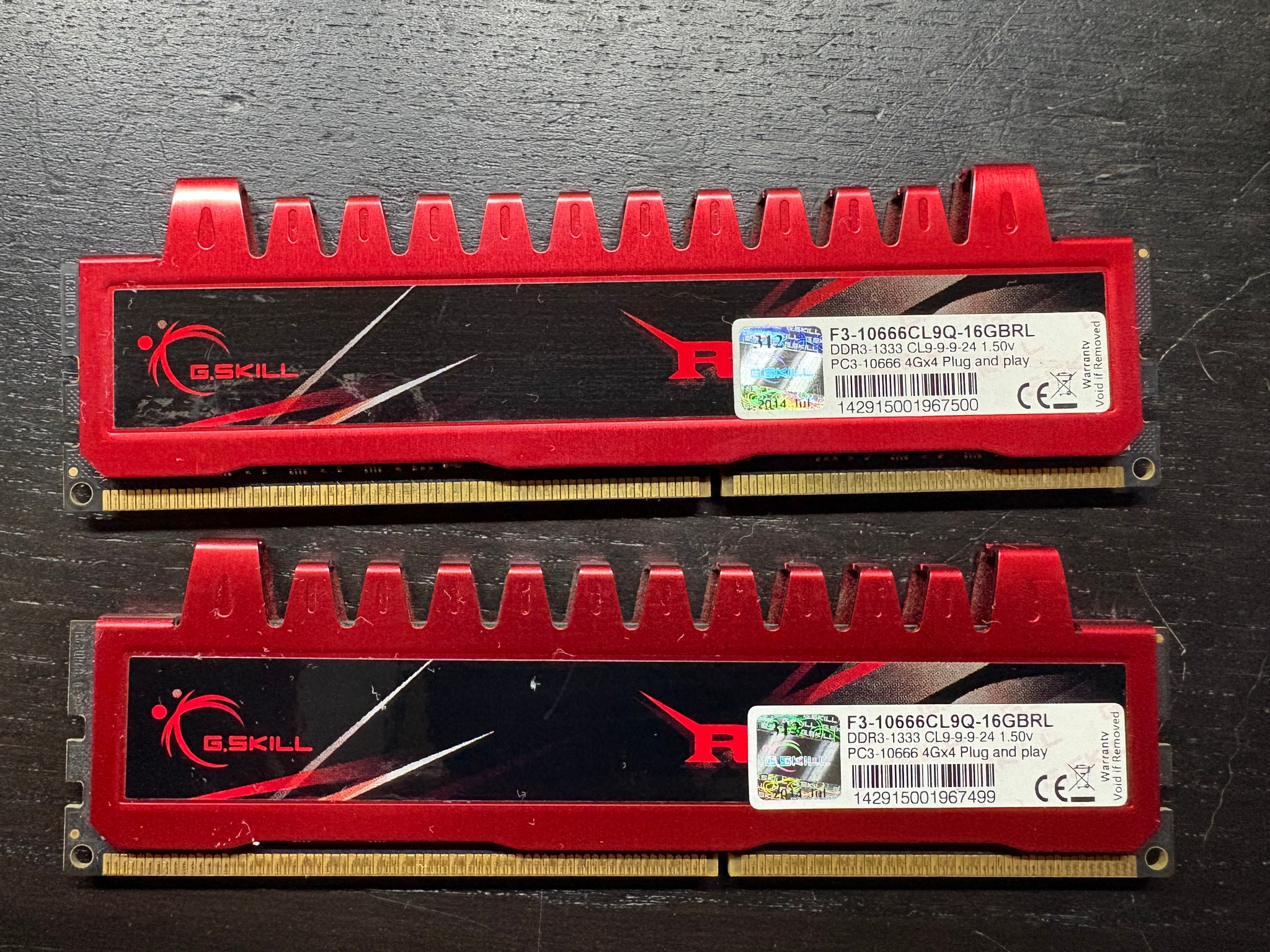 G.Skill 8GB DDR3