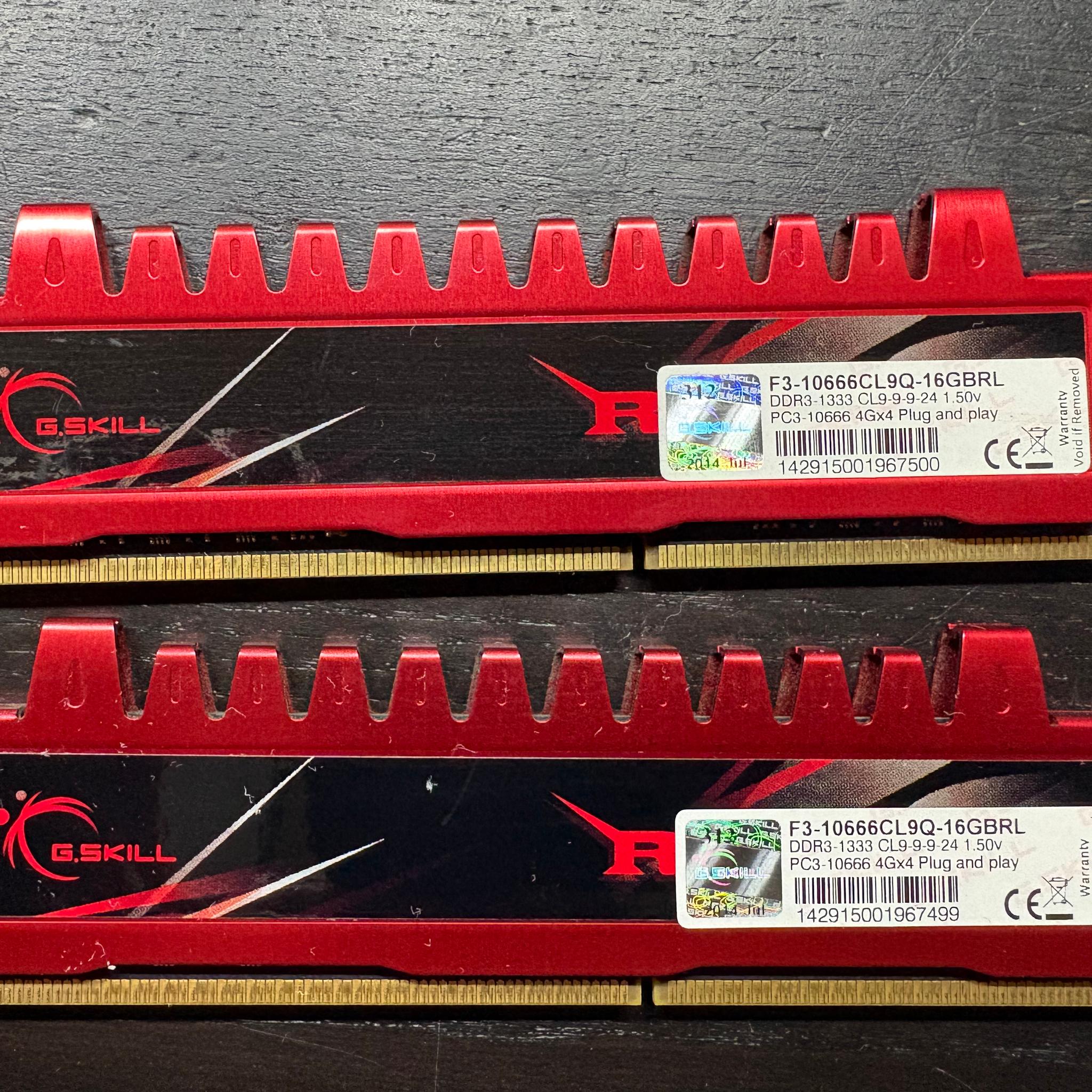 G.Skill 8GB DDR3