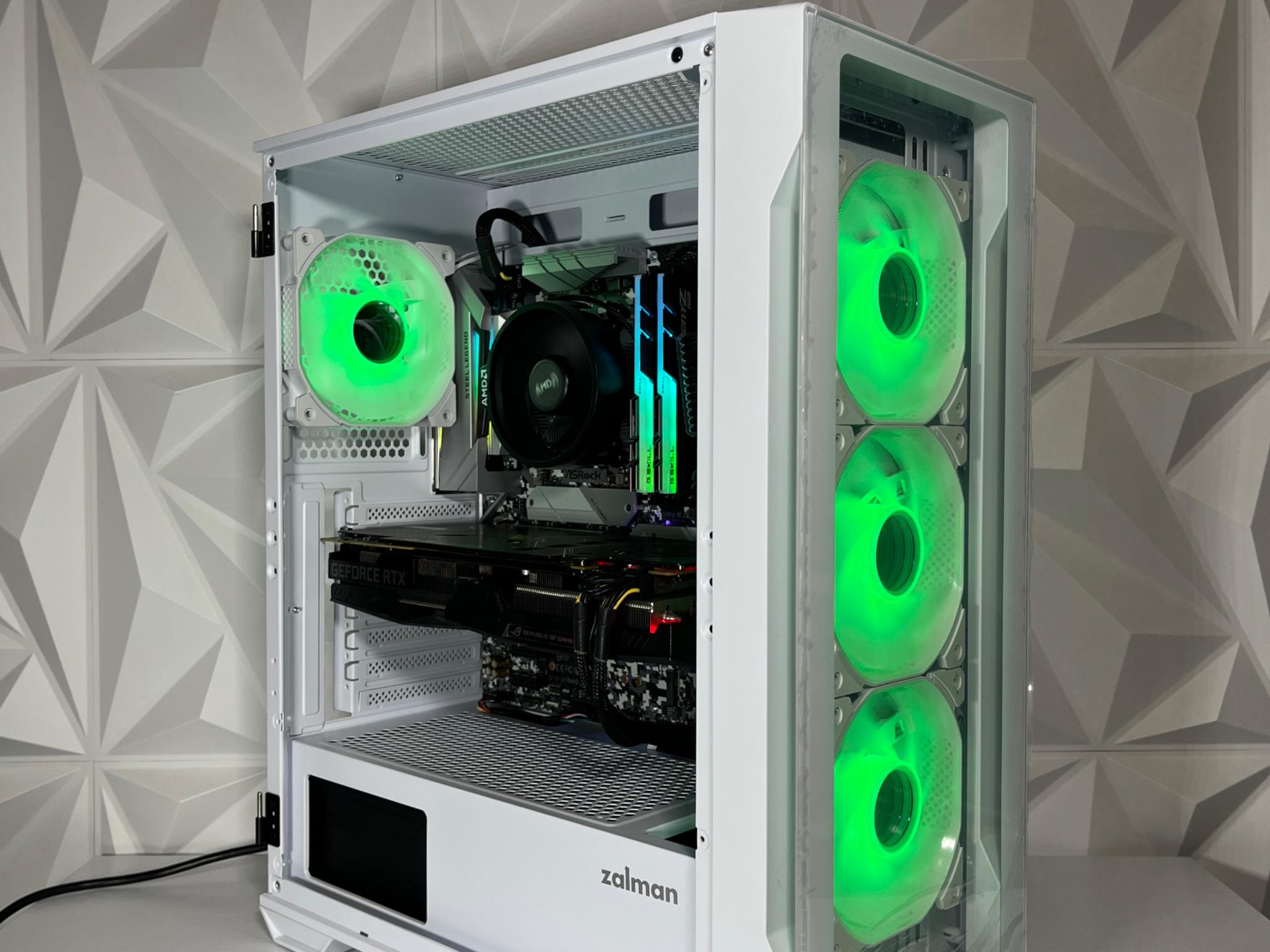 RTX 2060 6GB, Ryzen 7 2700X, 16GB RAM | White RGB Gaming Computer/PC