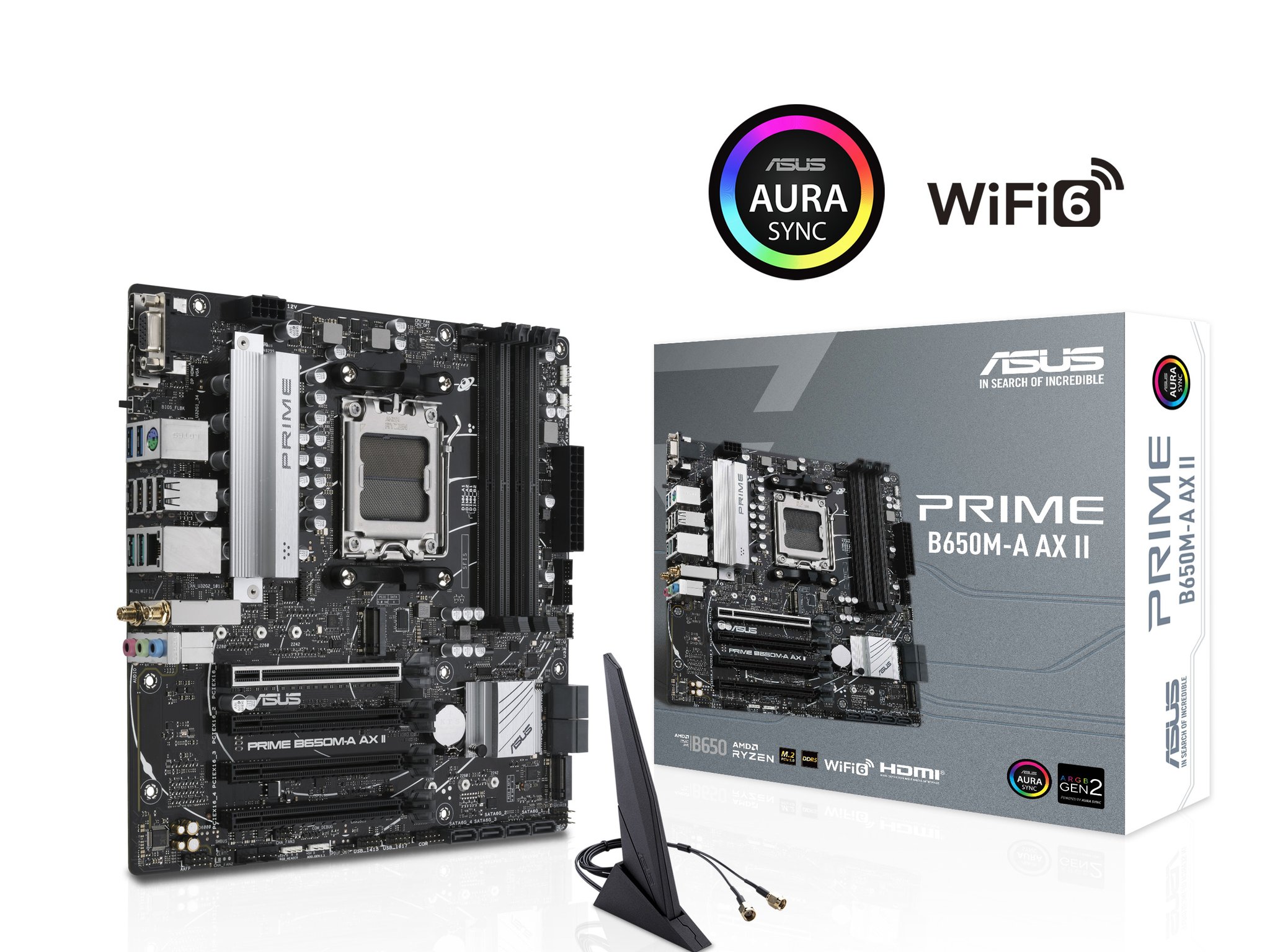 ASUS B650M-A Prime AX II AMD AM5 microATX Motherboard