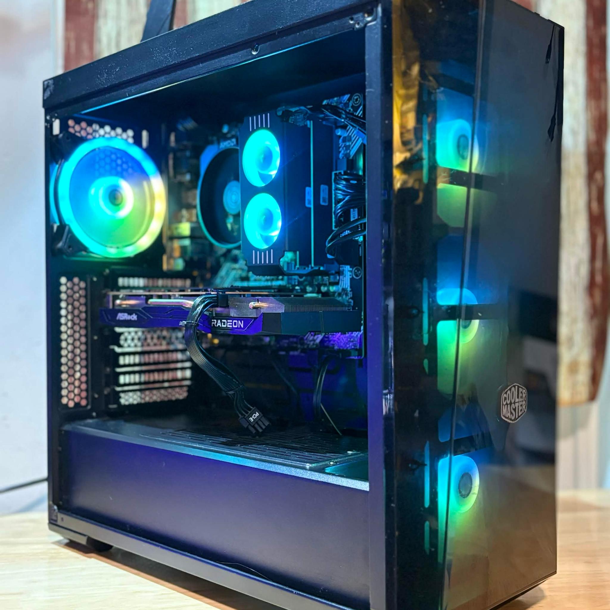 Black Cat Customs Shadowclaw | Ryzen 5 3600 | RX 6600 XT | 16GB RAM | 1.25TB Storage