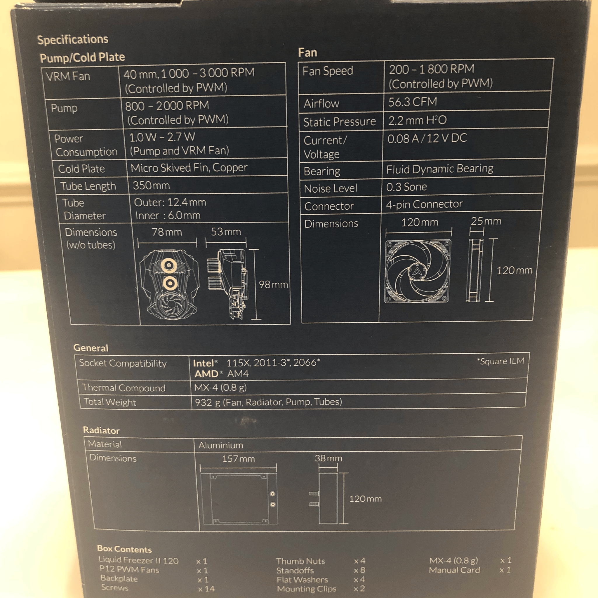 ***Like New*** ARCTIC Liquid Freezer II 120mm CPU Cooler
