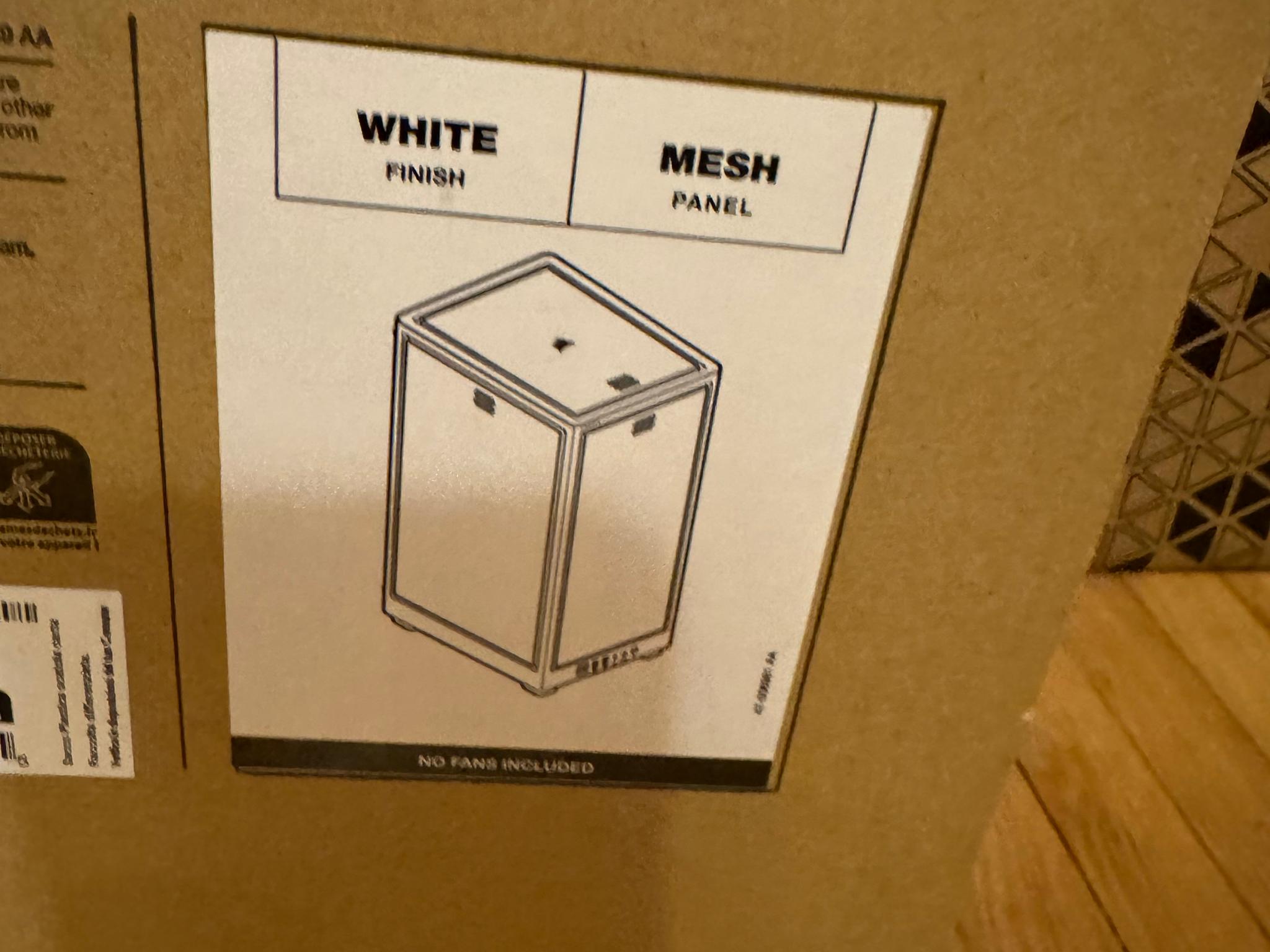 2000D AIRFLOW Mini-ITX PC Case - White